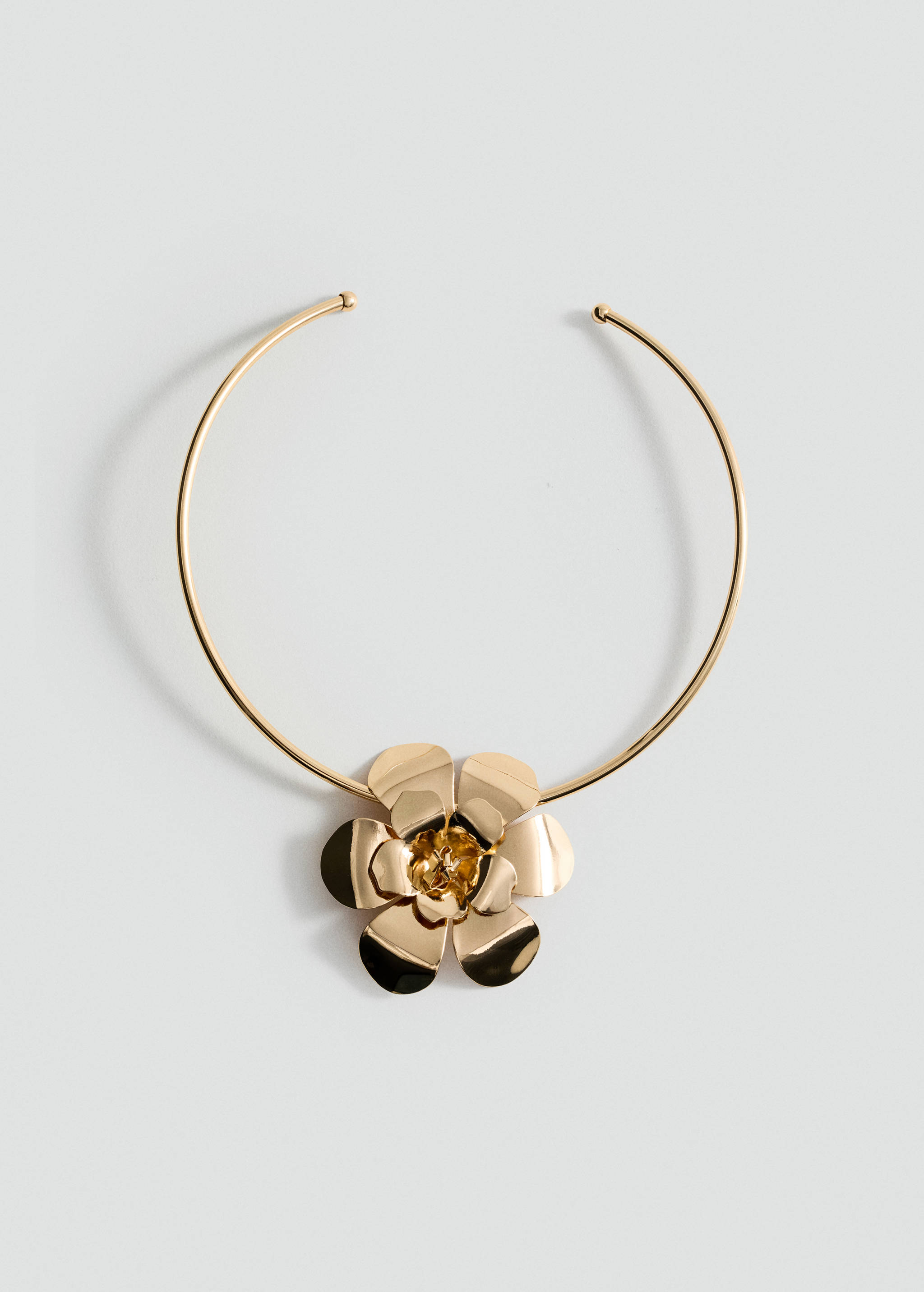 Rigid flower necklace - Article without model