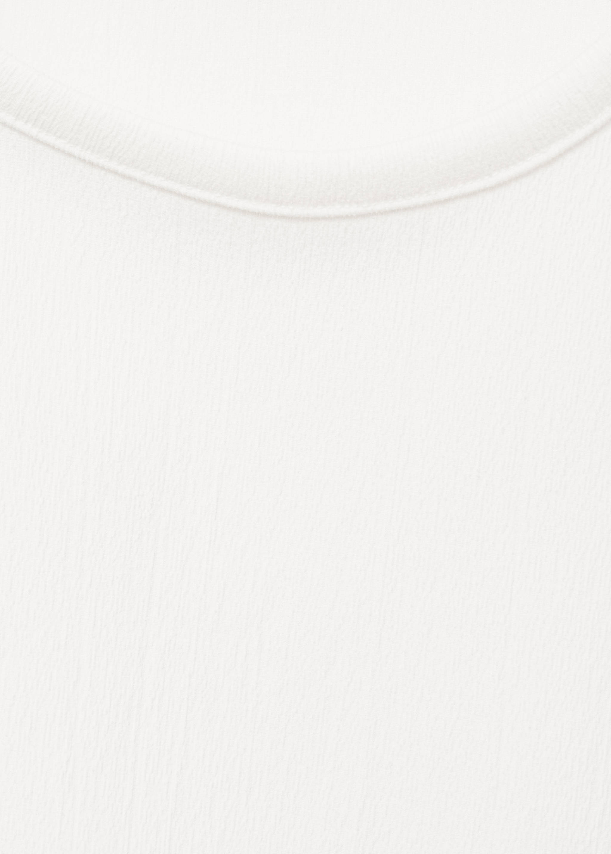 Draped sleeveless t-shirt - Details of the article 8