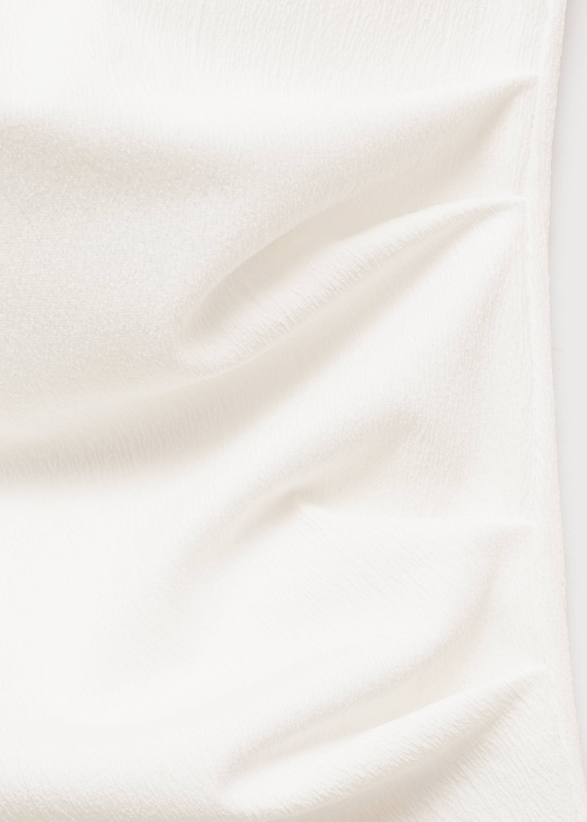 Draped sleeveless t-shirt - Details of the article 0