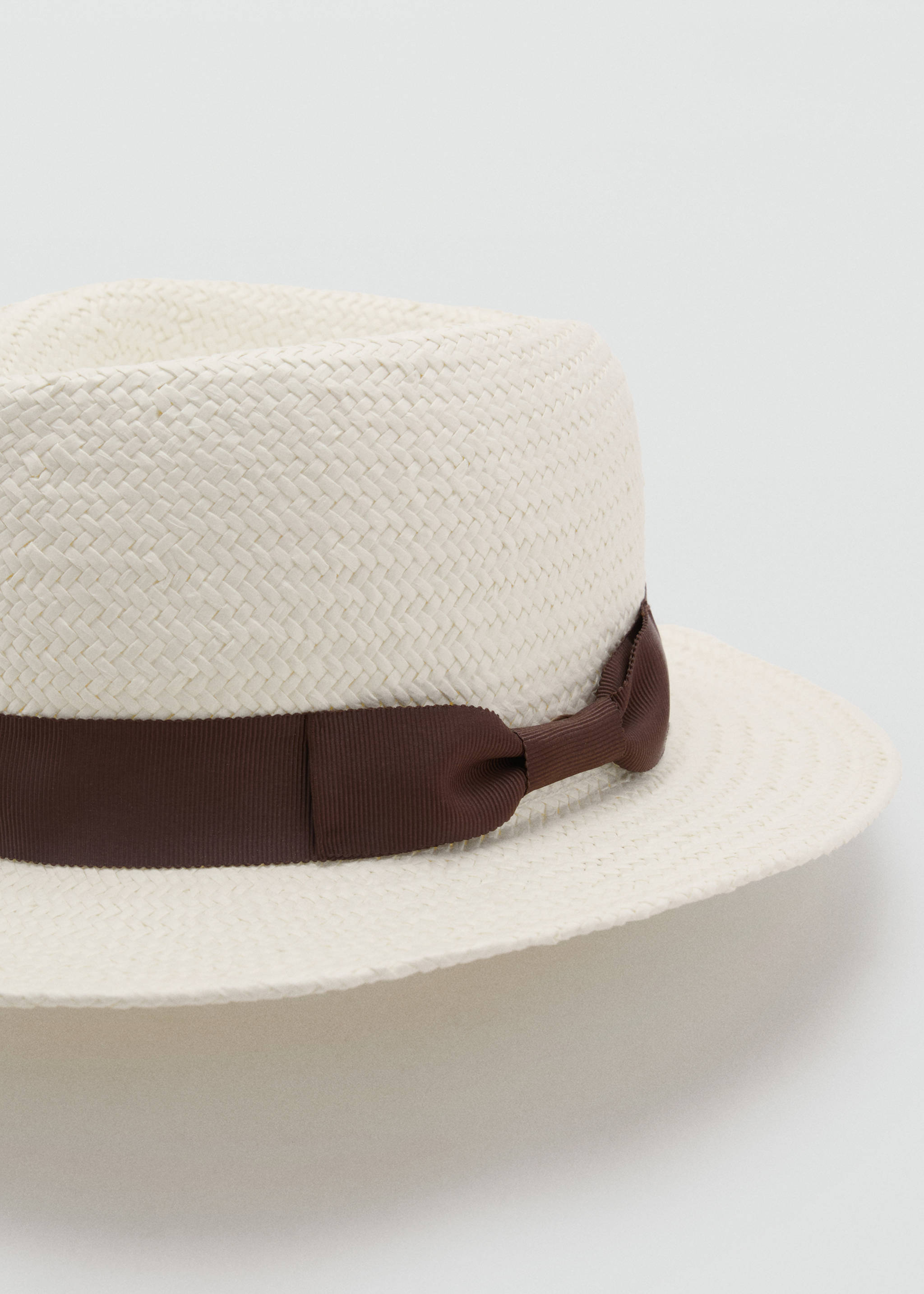 Natural fiber bow hat - Details of the article 1