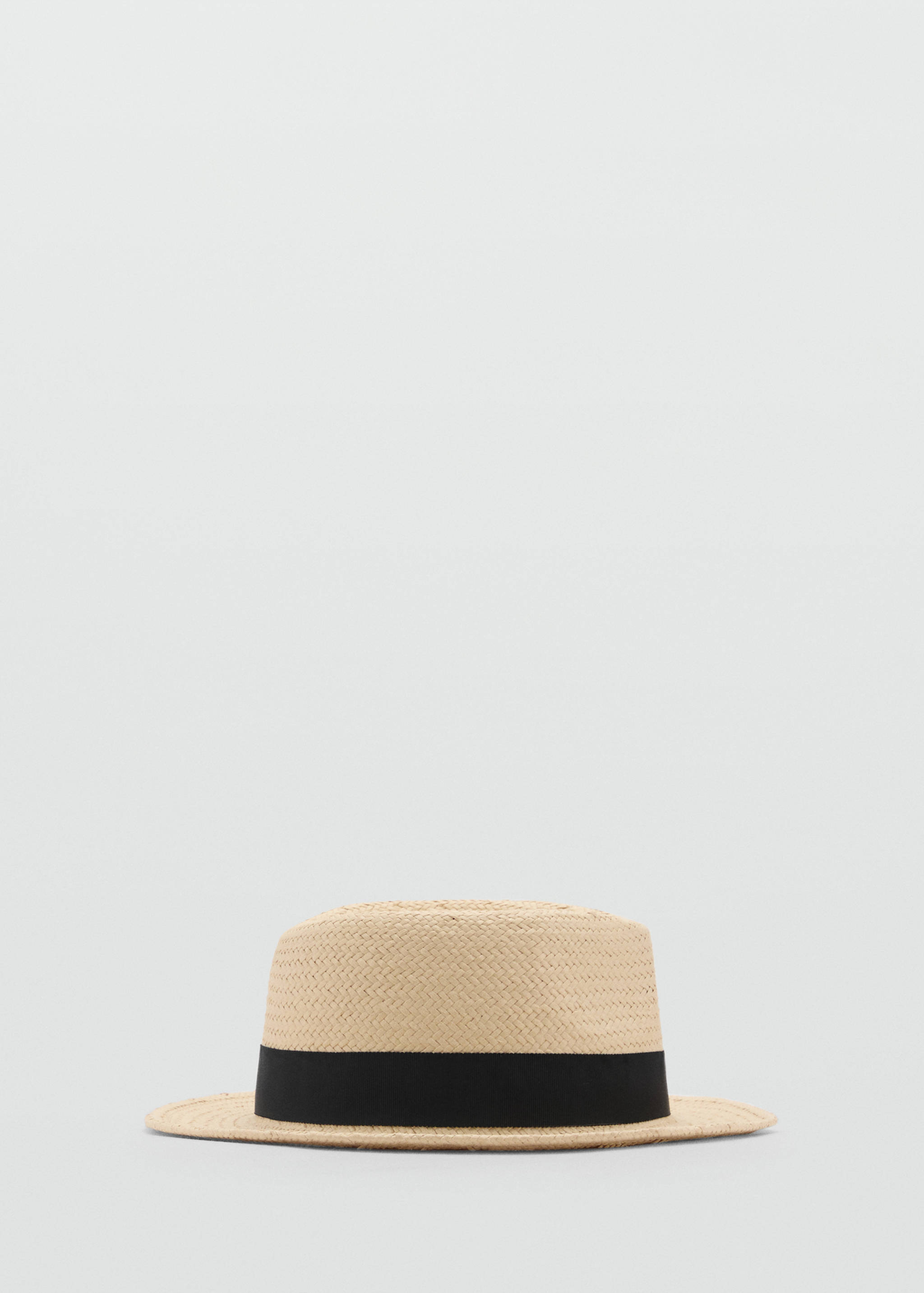 Natural fiber bow hat - Article without model