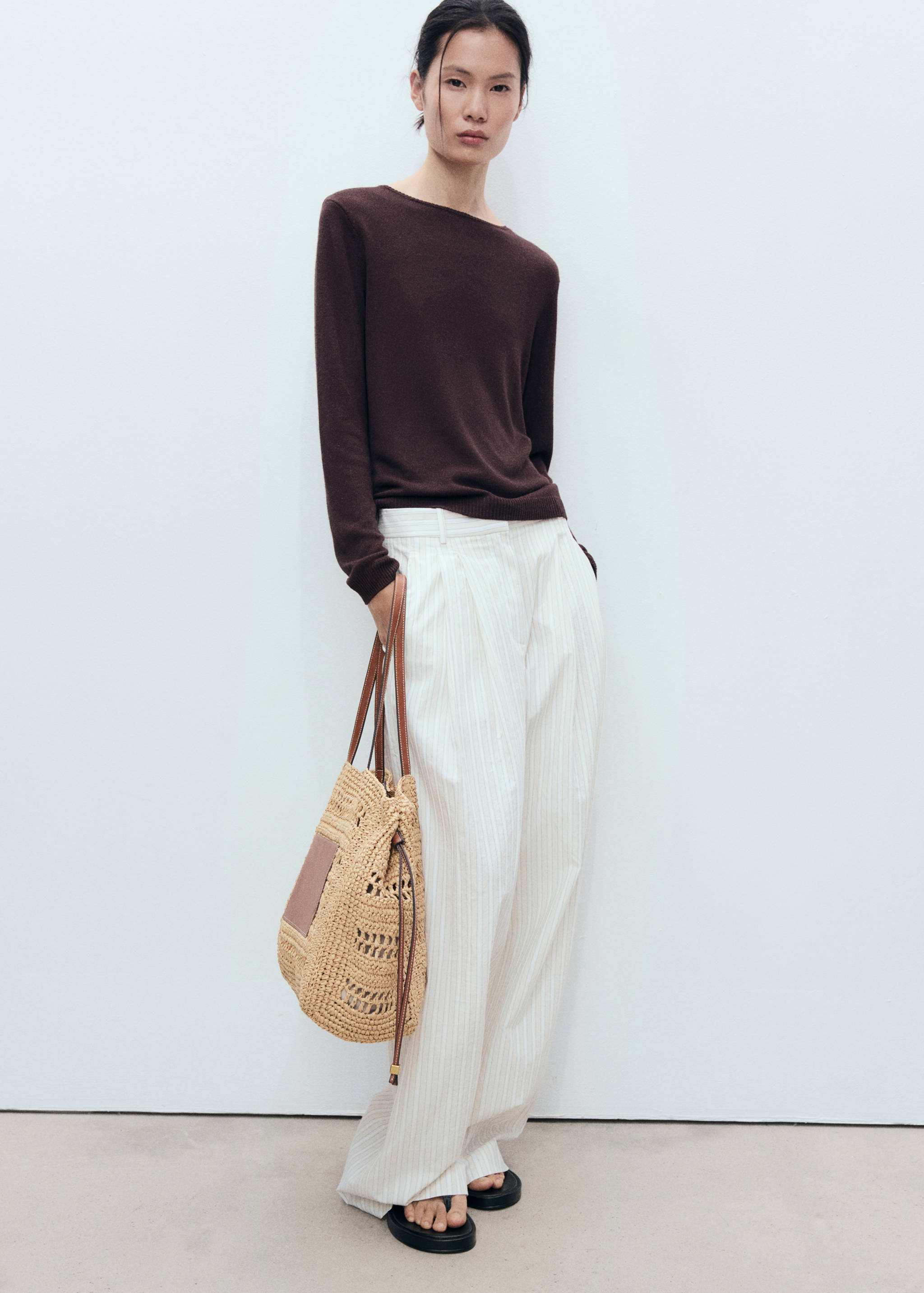 Natural fibre shopper bag - General plane