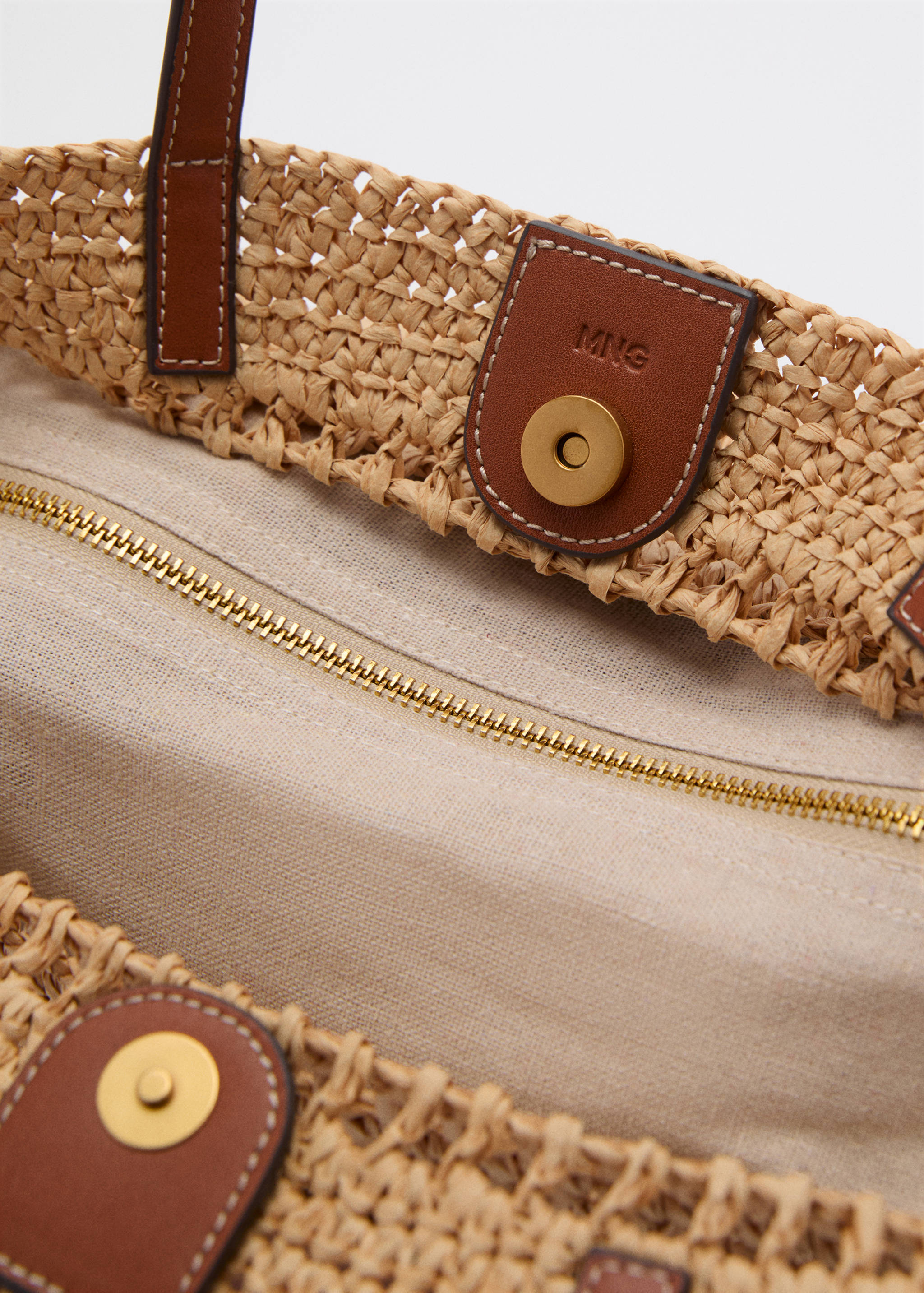 Natural fibre shopper bag - Details of the article 2