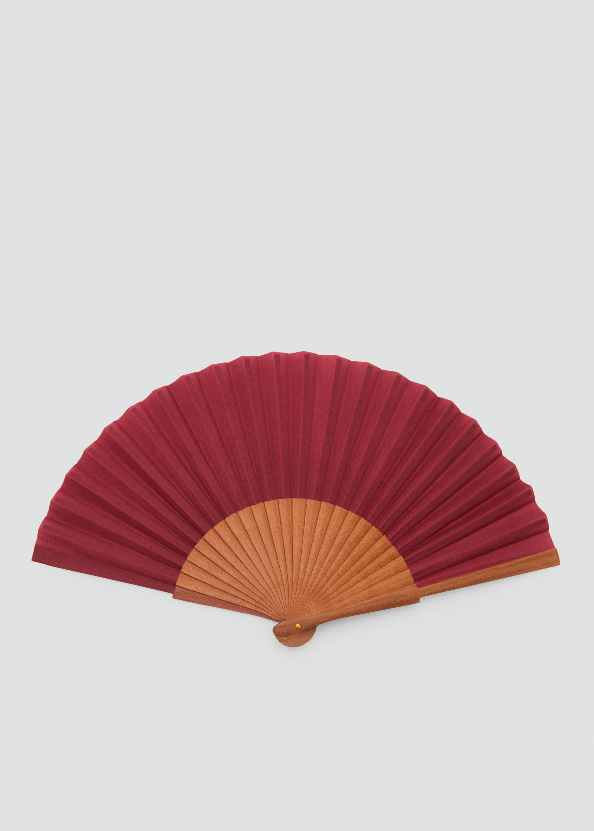 Smooth wooden fan - Medium plane