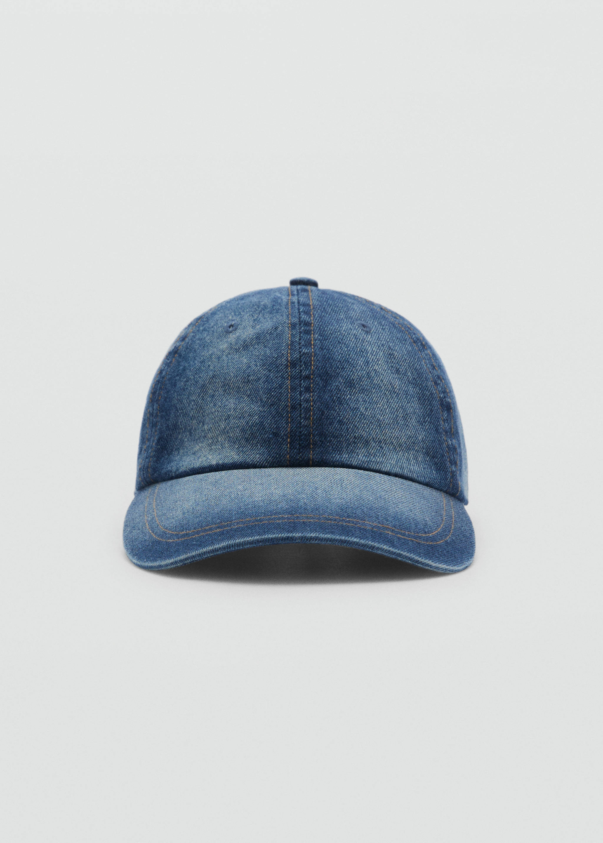Denim cap with visor - Medium plane
