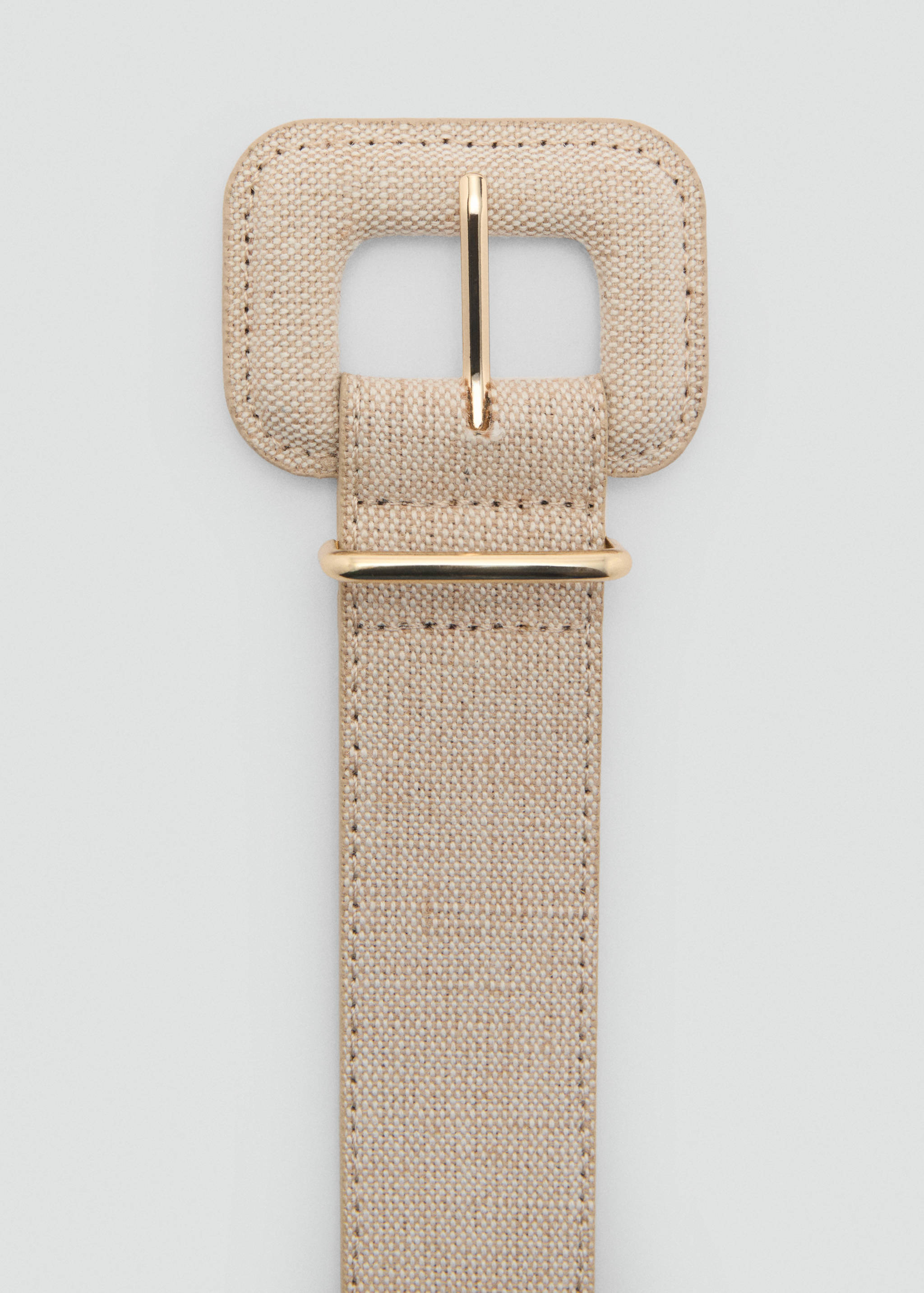 Cotton and linen-blend belt - Details of the article 1