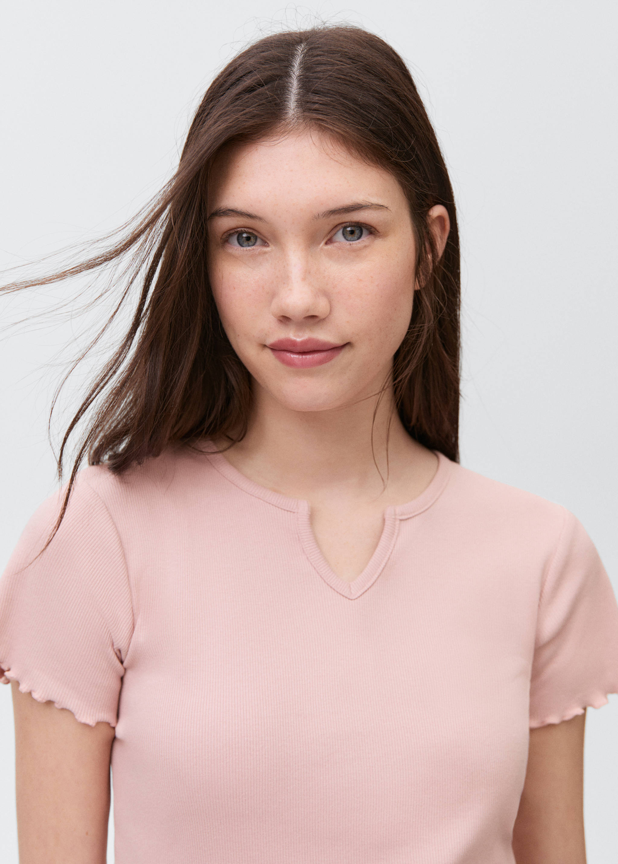 Short ribbed pyjama - Details of the article 1