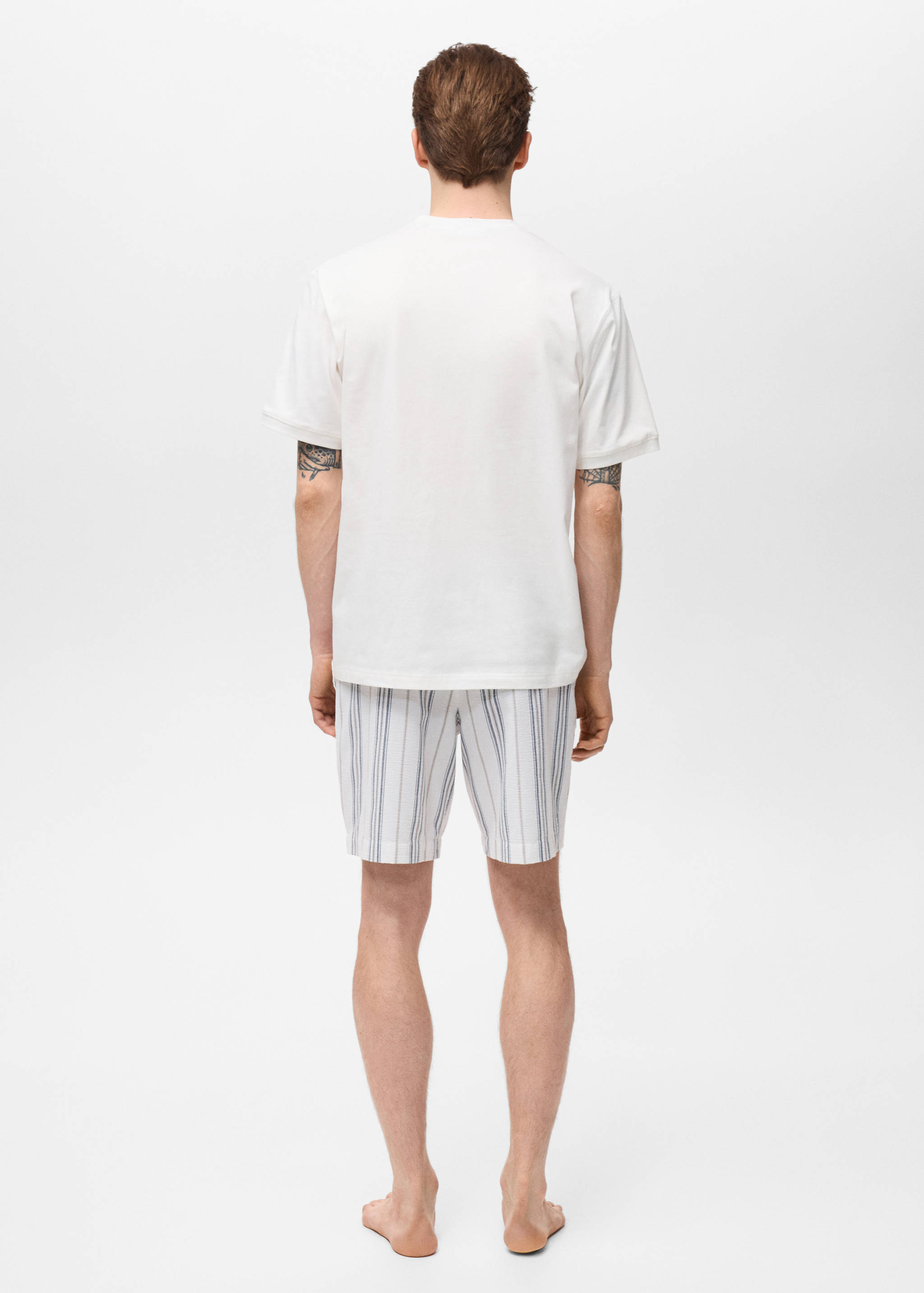 Pack pijama 100% algodón corto - Reverso del artículo