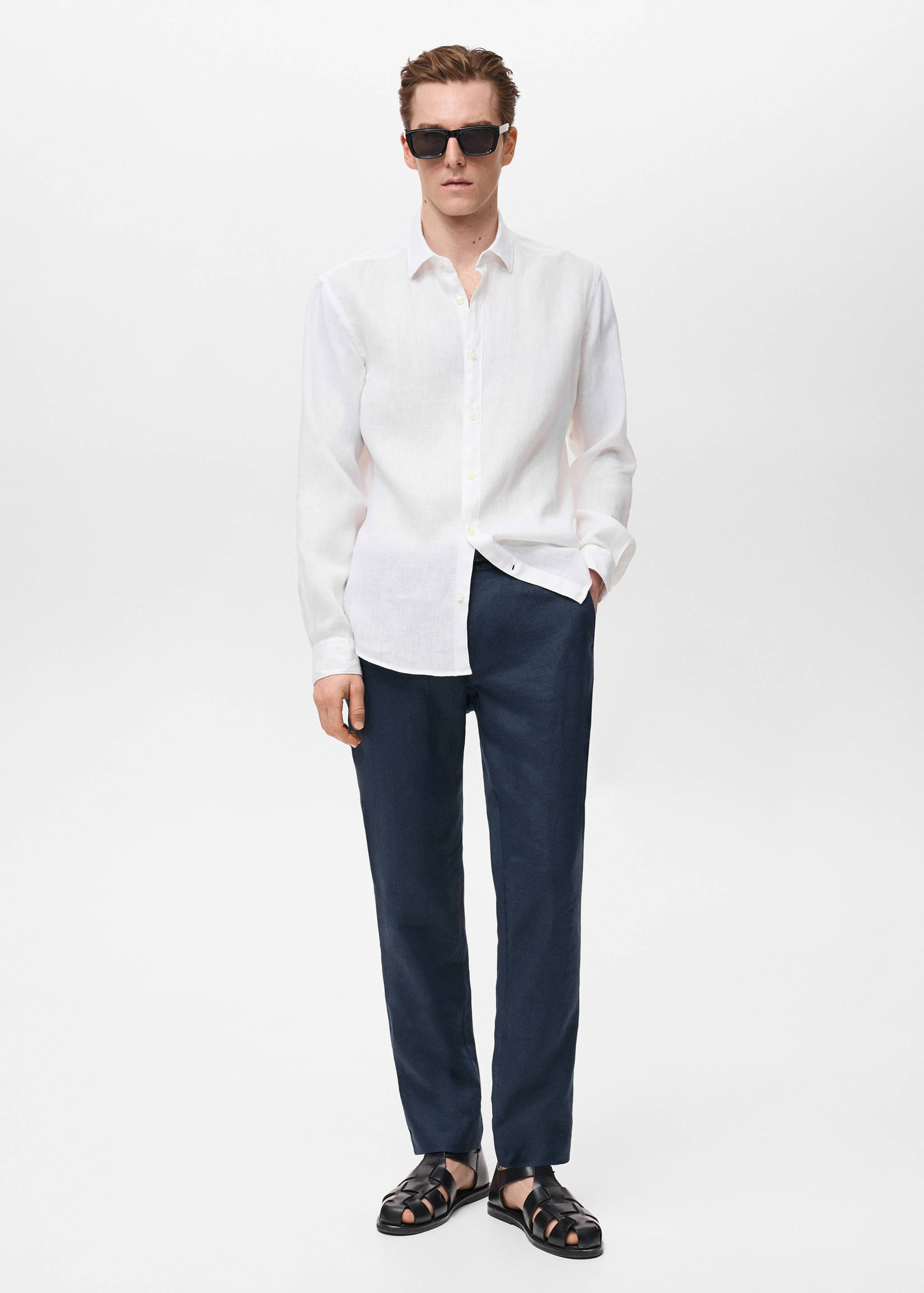 Linen 100% shirt - General plane