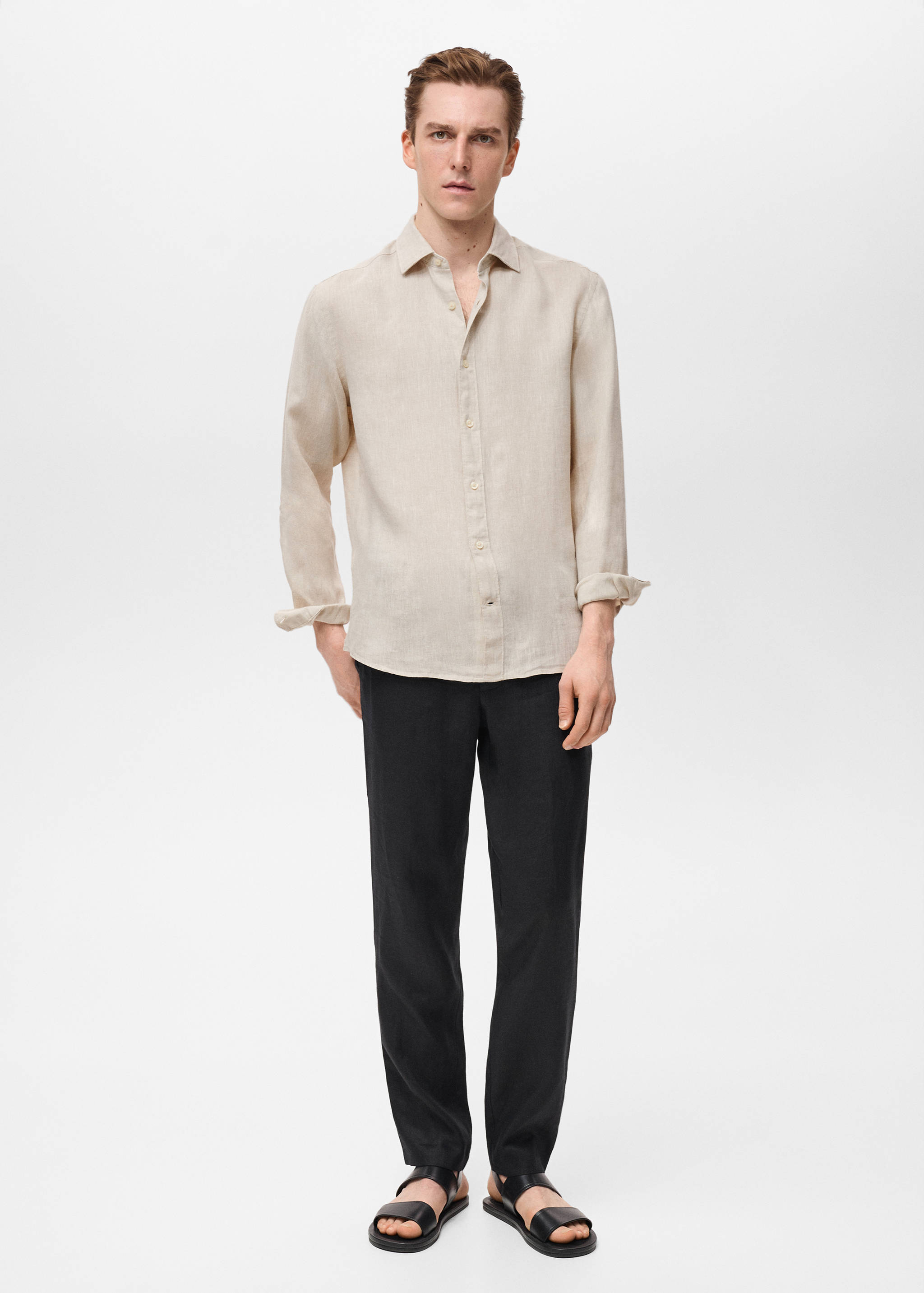 Linen 100% shirt - General plane