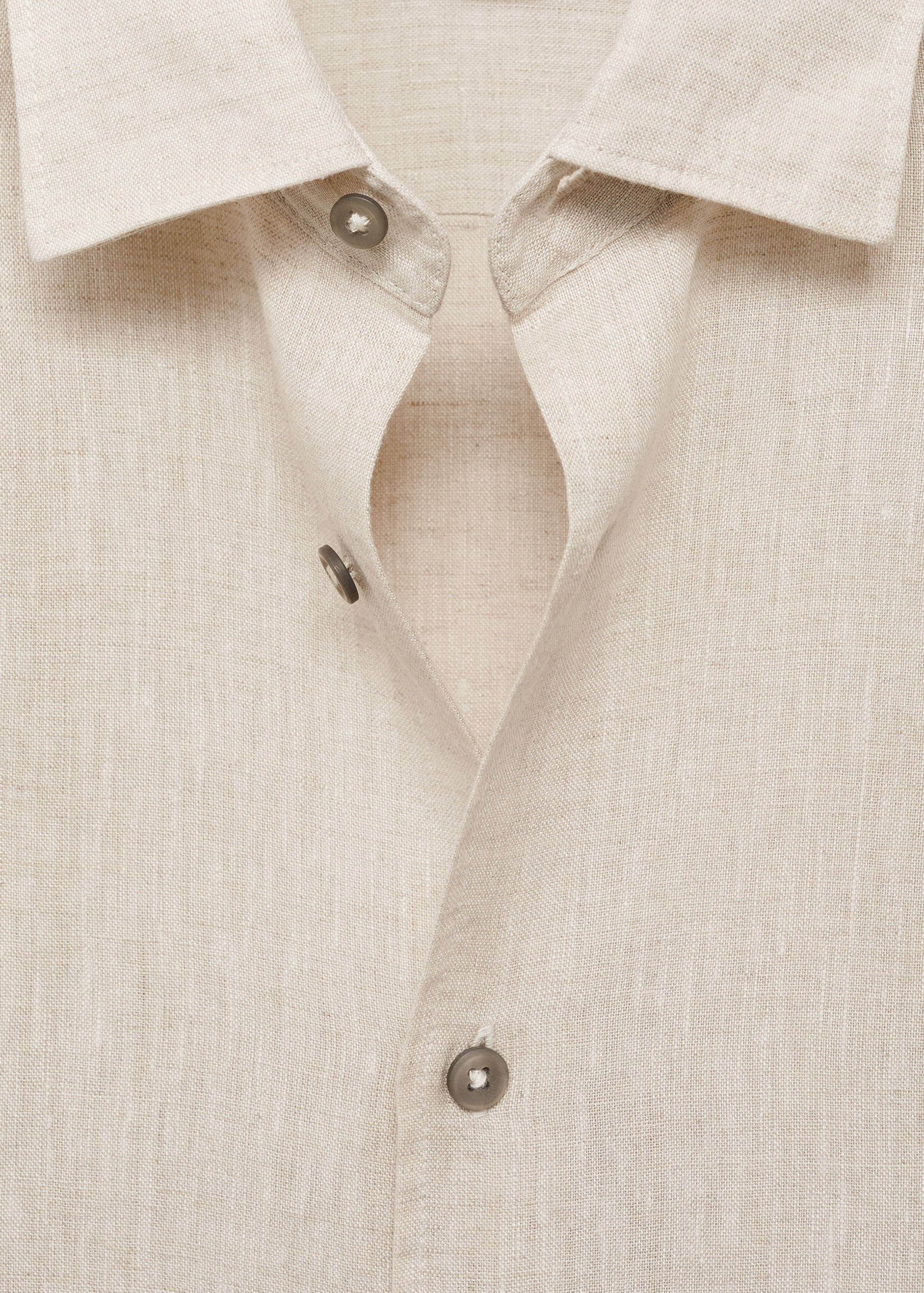 Linen 100% shirt - Details of the article 8
