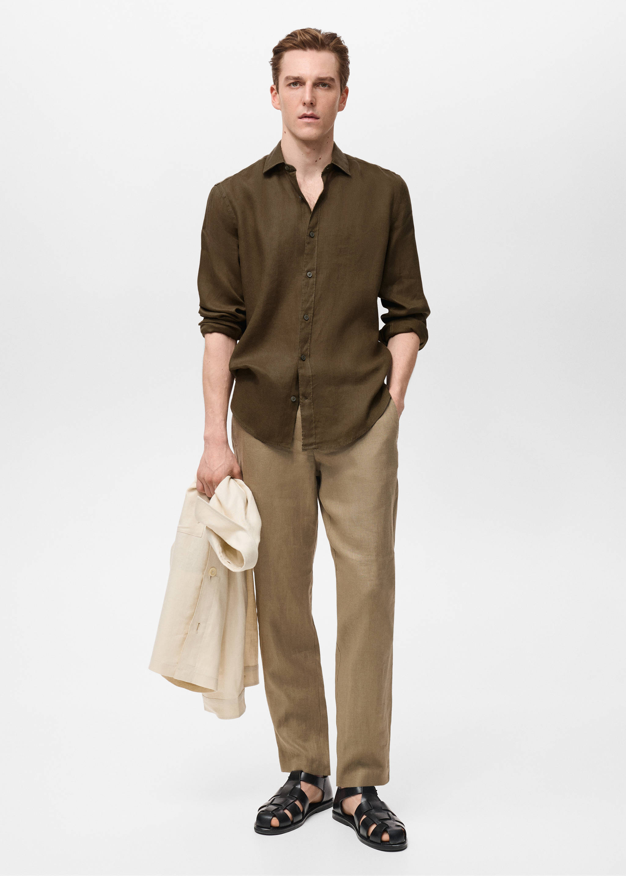 Linen 100% shirt - General plane