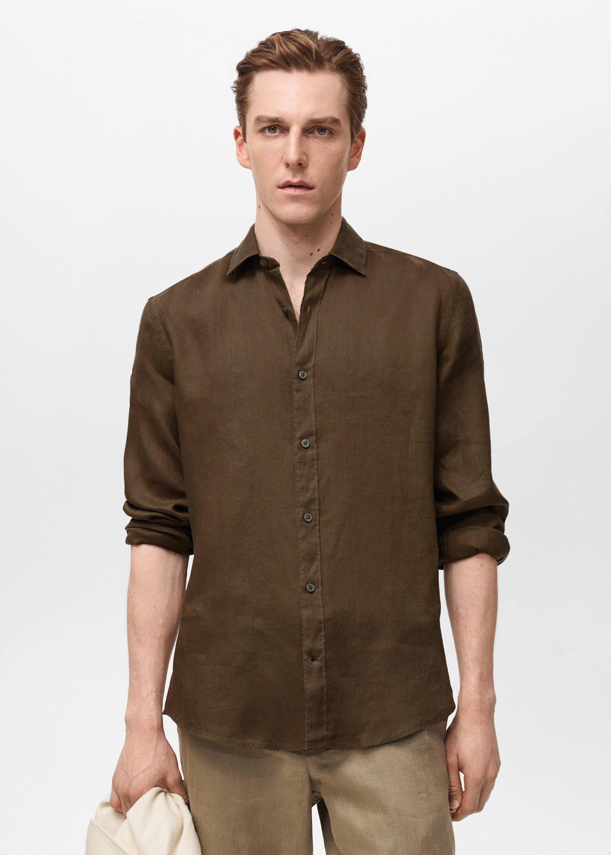 Linen 100% shirt - Medium plane