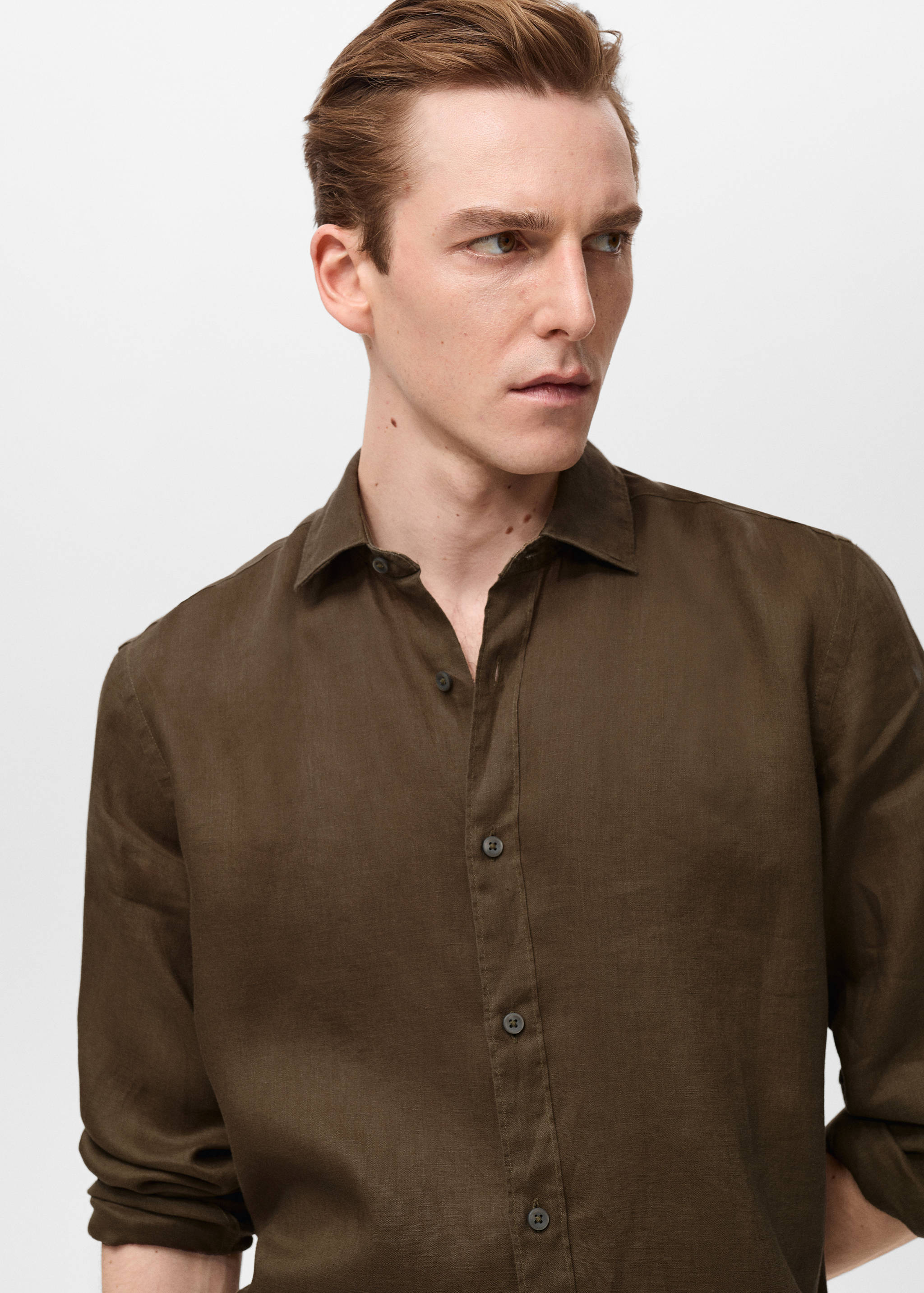 Linen 100% shirt - Details of the article 1