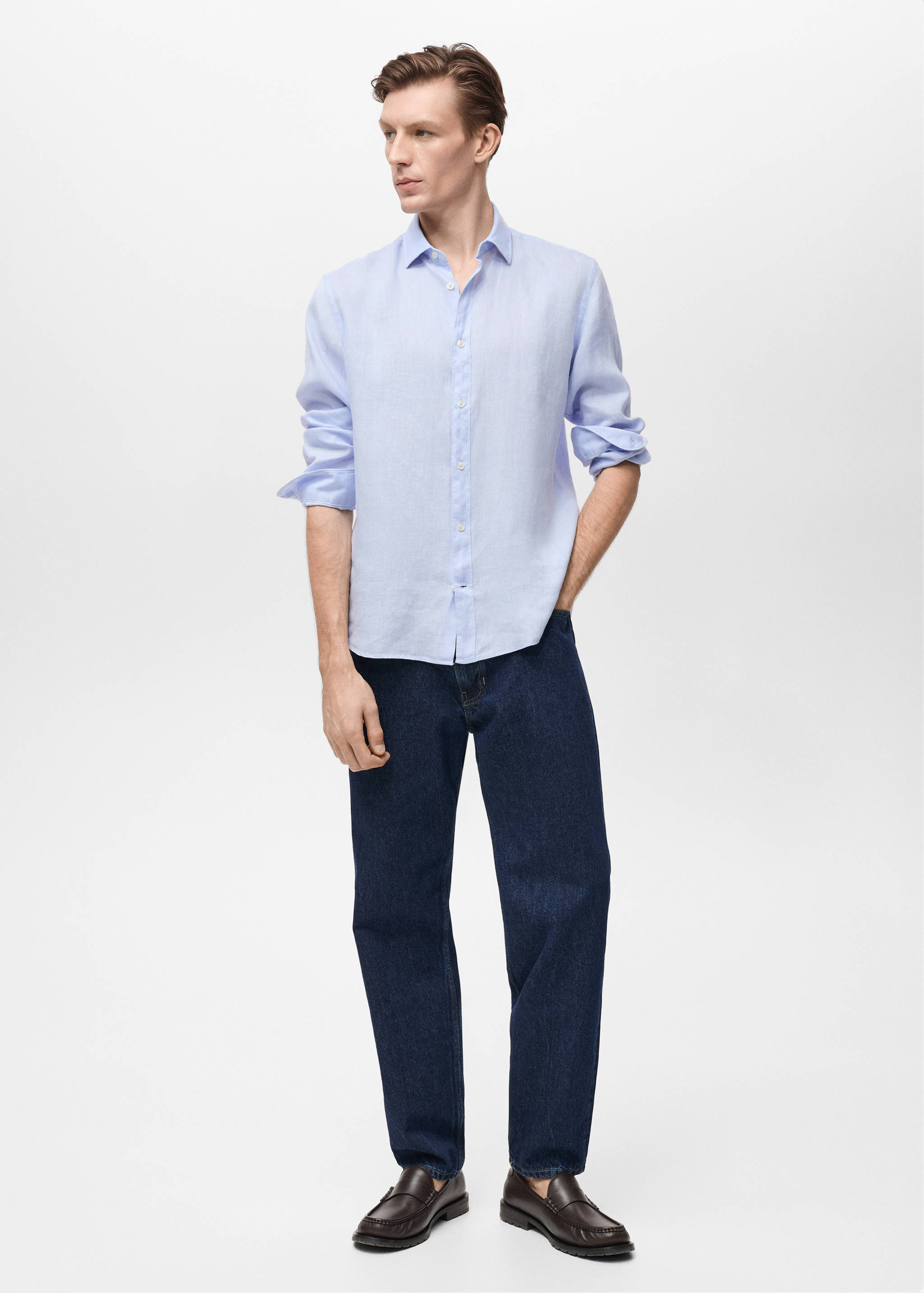 Linen 100% shirt - General plane