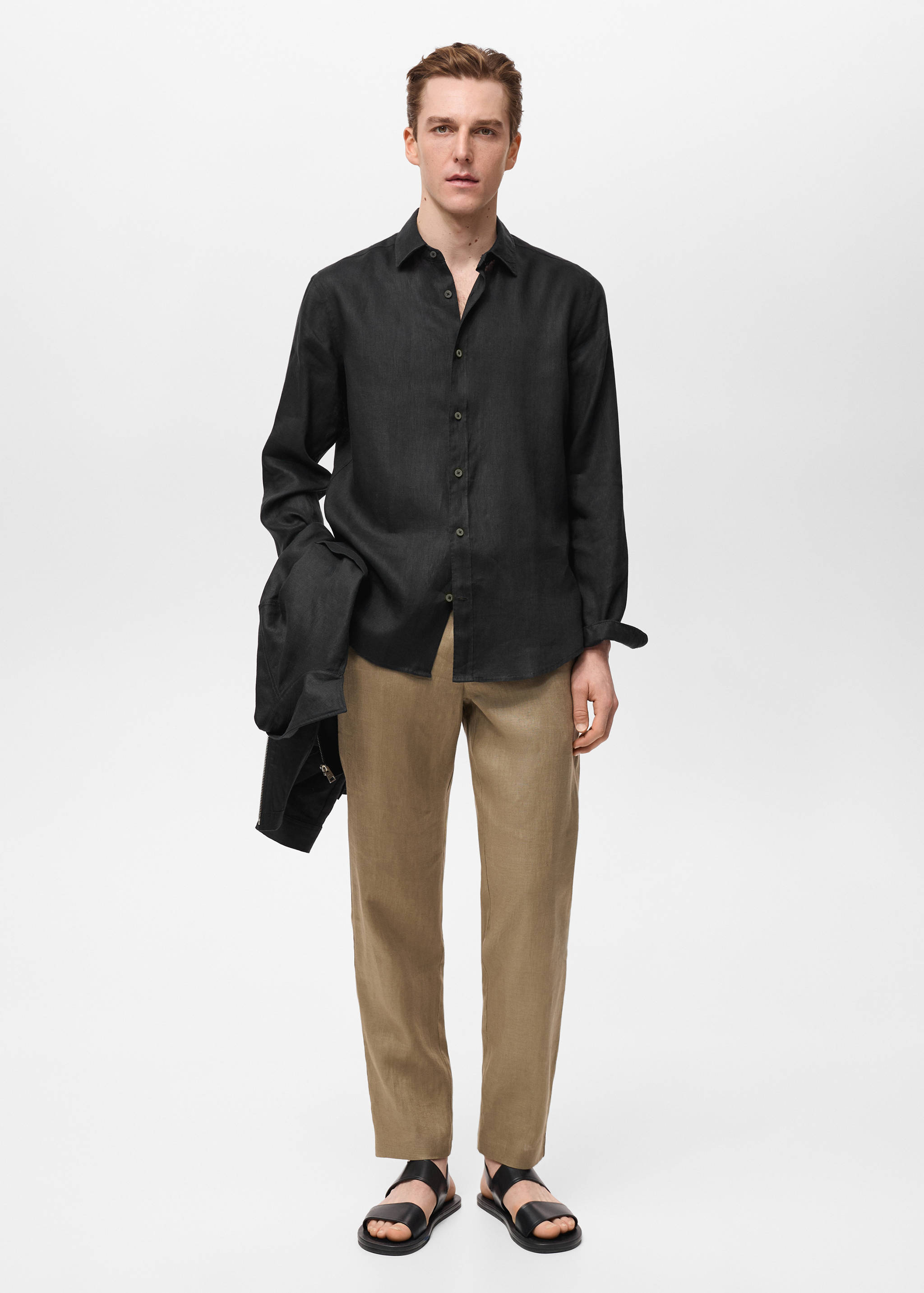 Linen 100% shirt - General plane