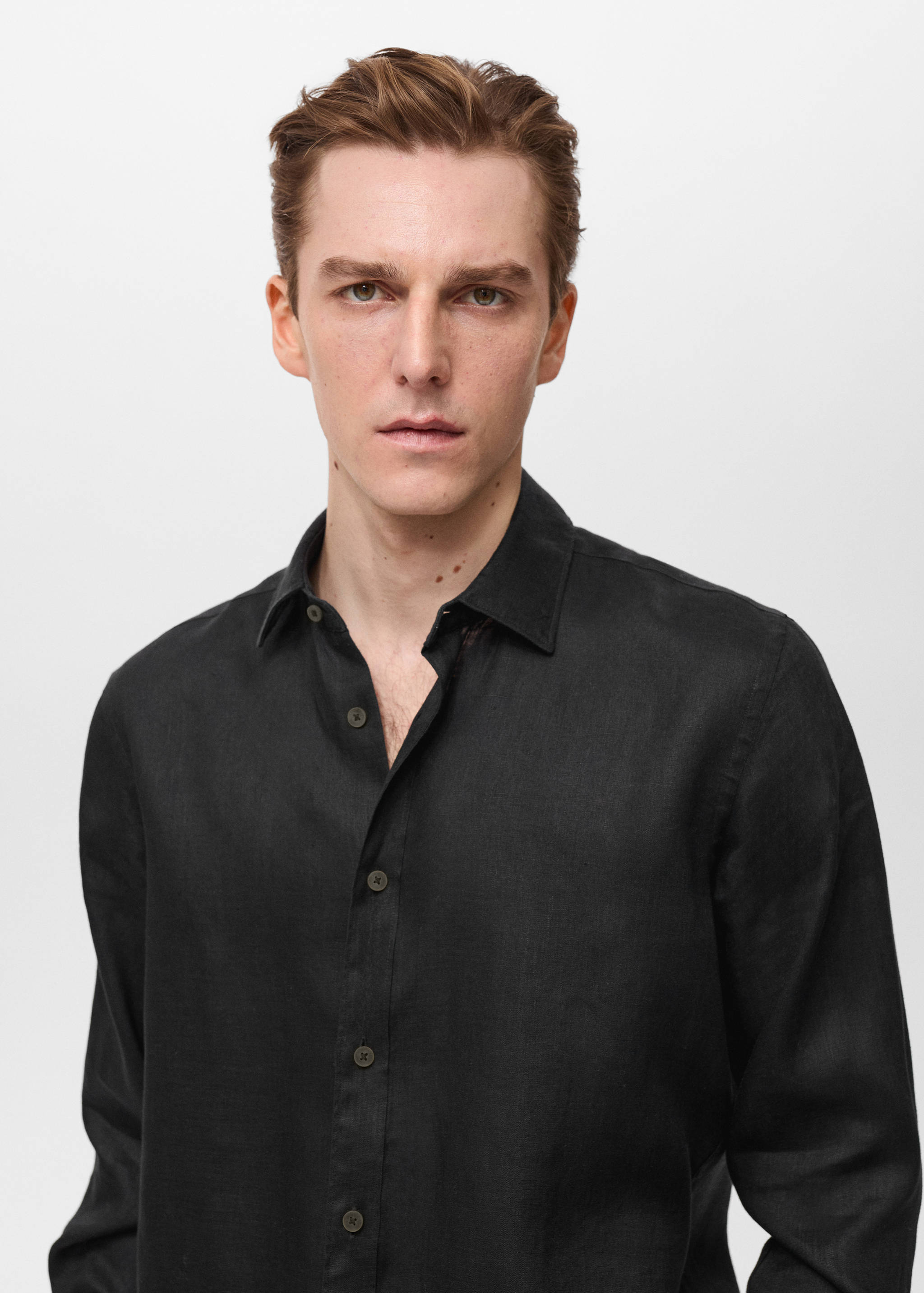 Linen 100% shirt - Details of the article 1