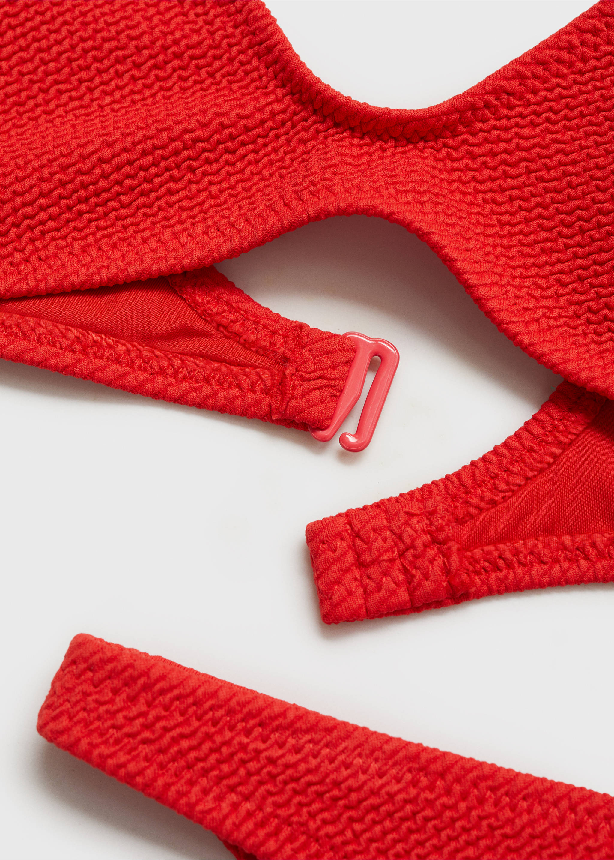Top bikini textura - Detalle del artículo 0, Rojo. Ref: 87085955-00.
