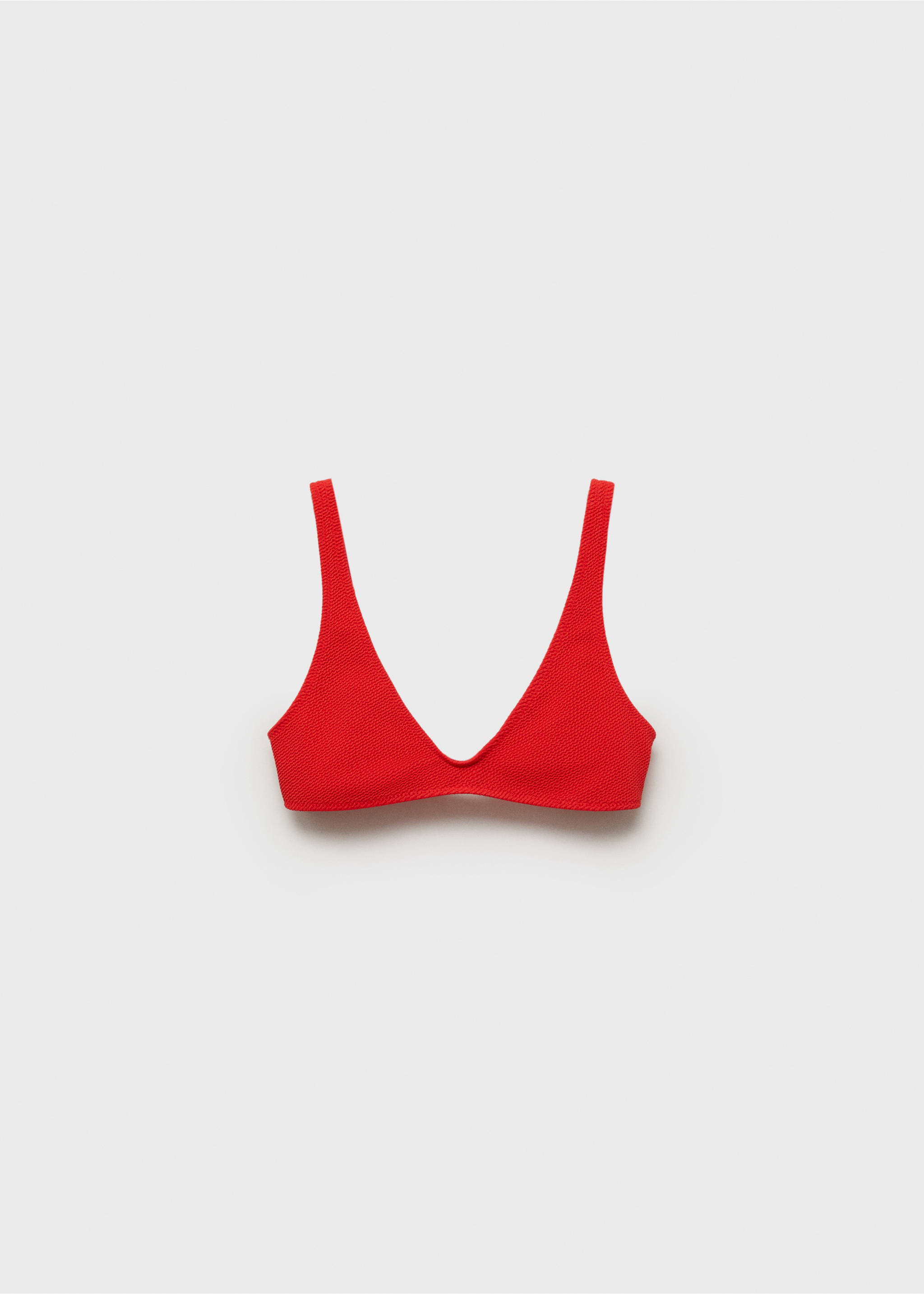 Top bikini textura - Artículo sin modelo, Rojo. Ref: 87085955-00.