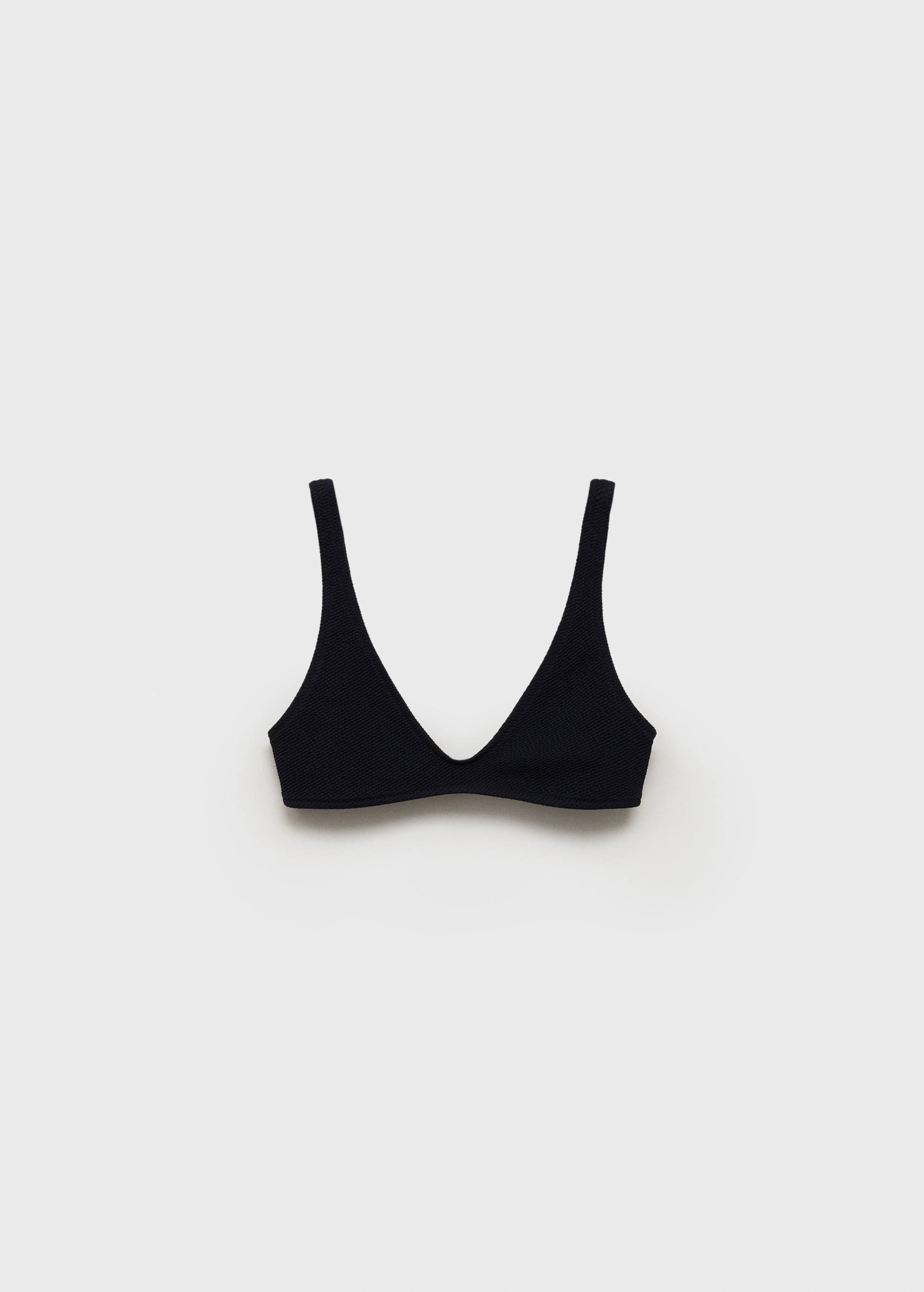 Textured bikini top - Article without model