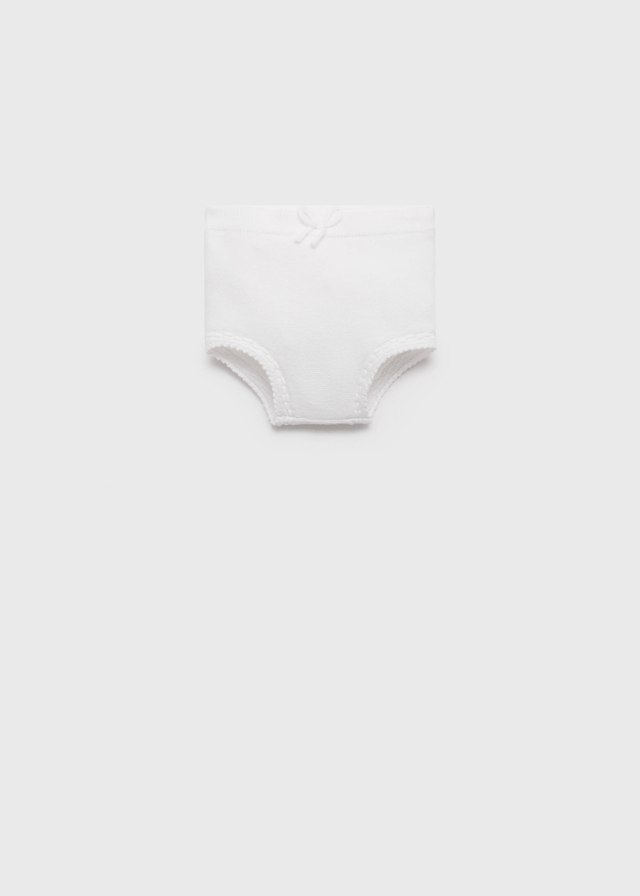 Stickade shorts i bomull - Artikel utan modell