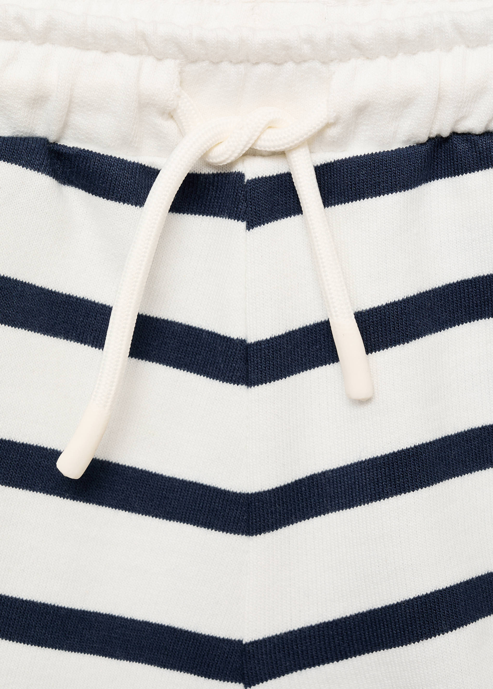 Striped cotton Bermuda shorts - Details of the article 8