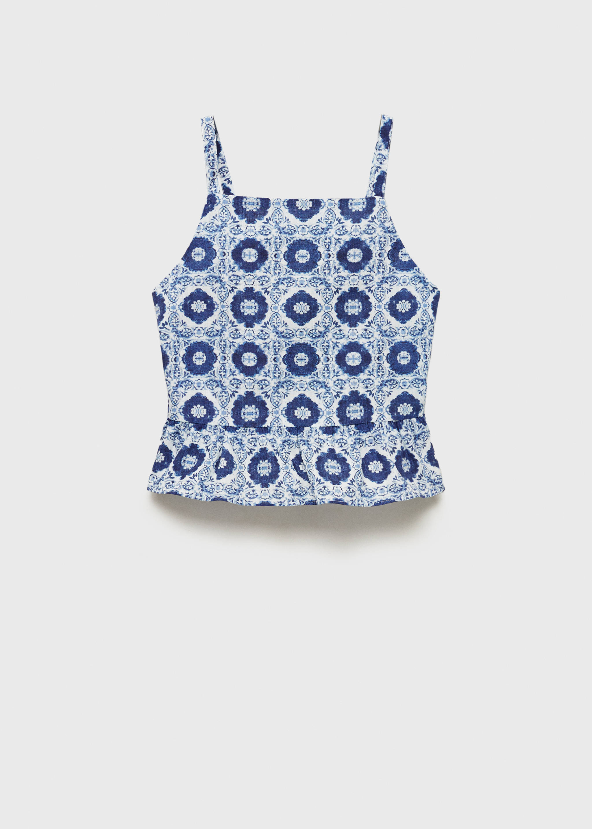 Ruffled printed blouse - Article without model