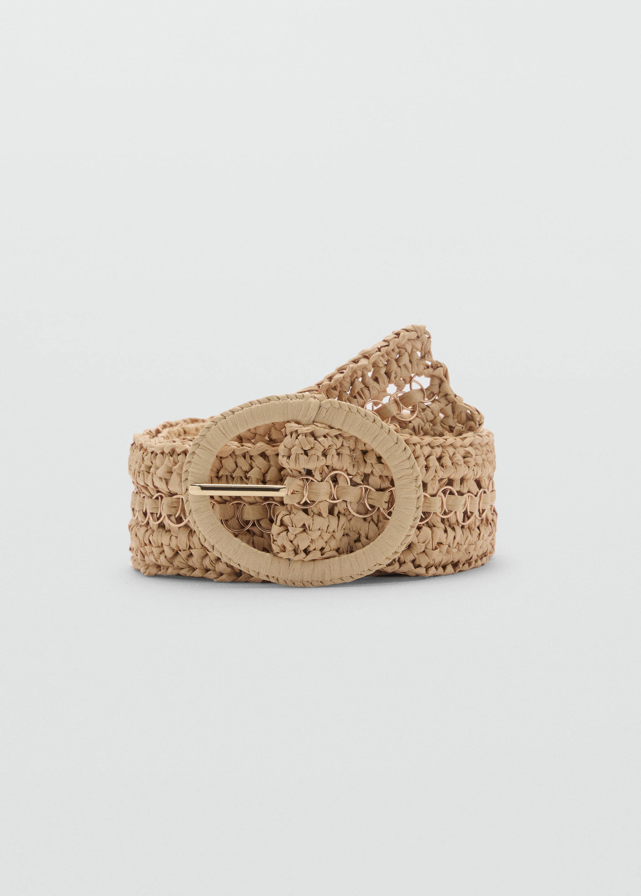 Natural fibre belt with buckle - Article without model