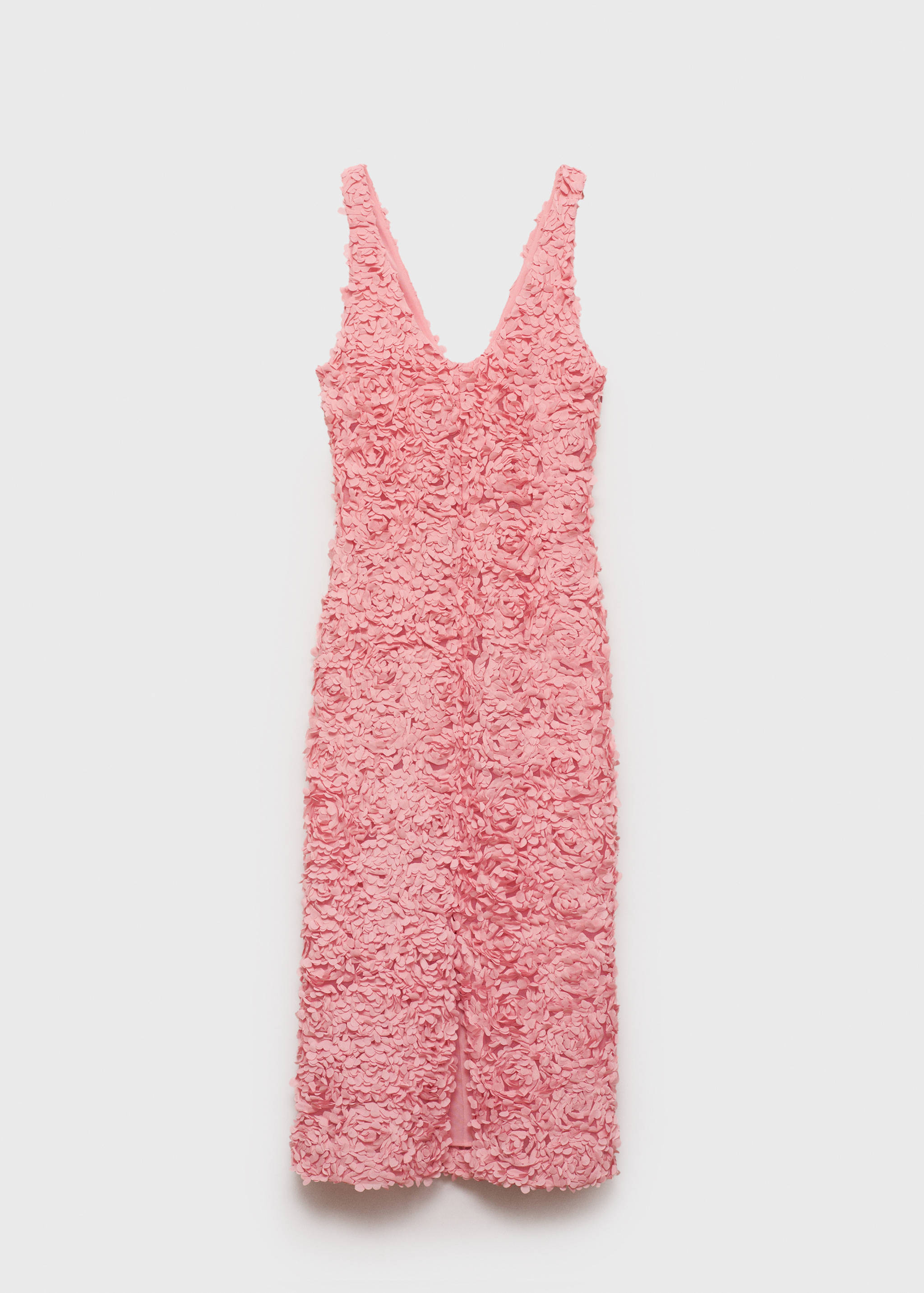 Tulle dress with embroidered flower - Article without model