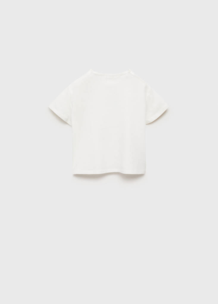 Embossed cotton t-shirt