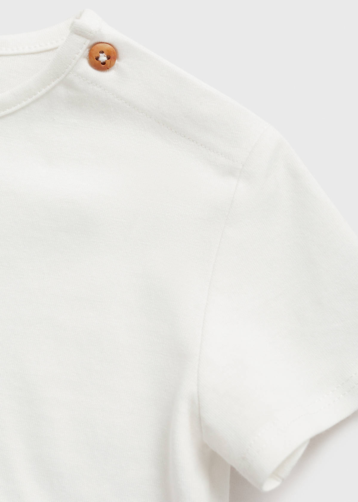 Embossed cotton t-shirt — Off White