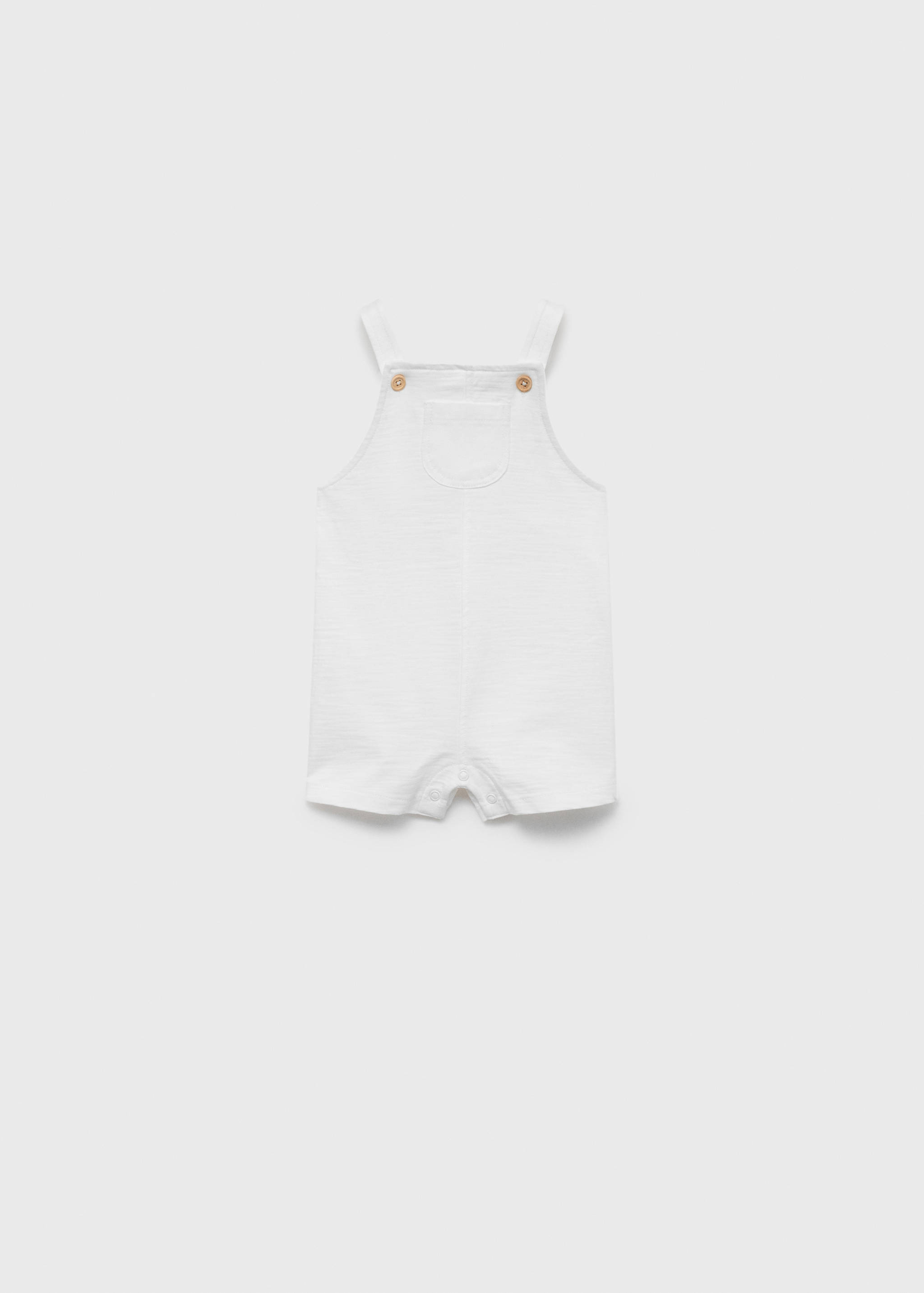 Short cotton dungarees - Article without model