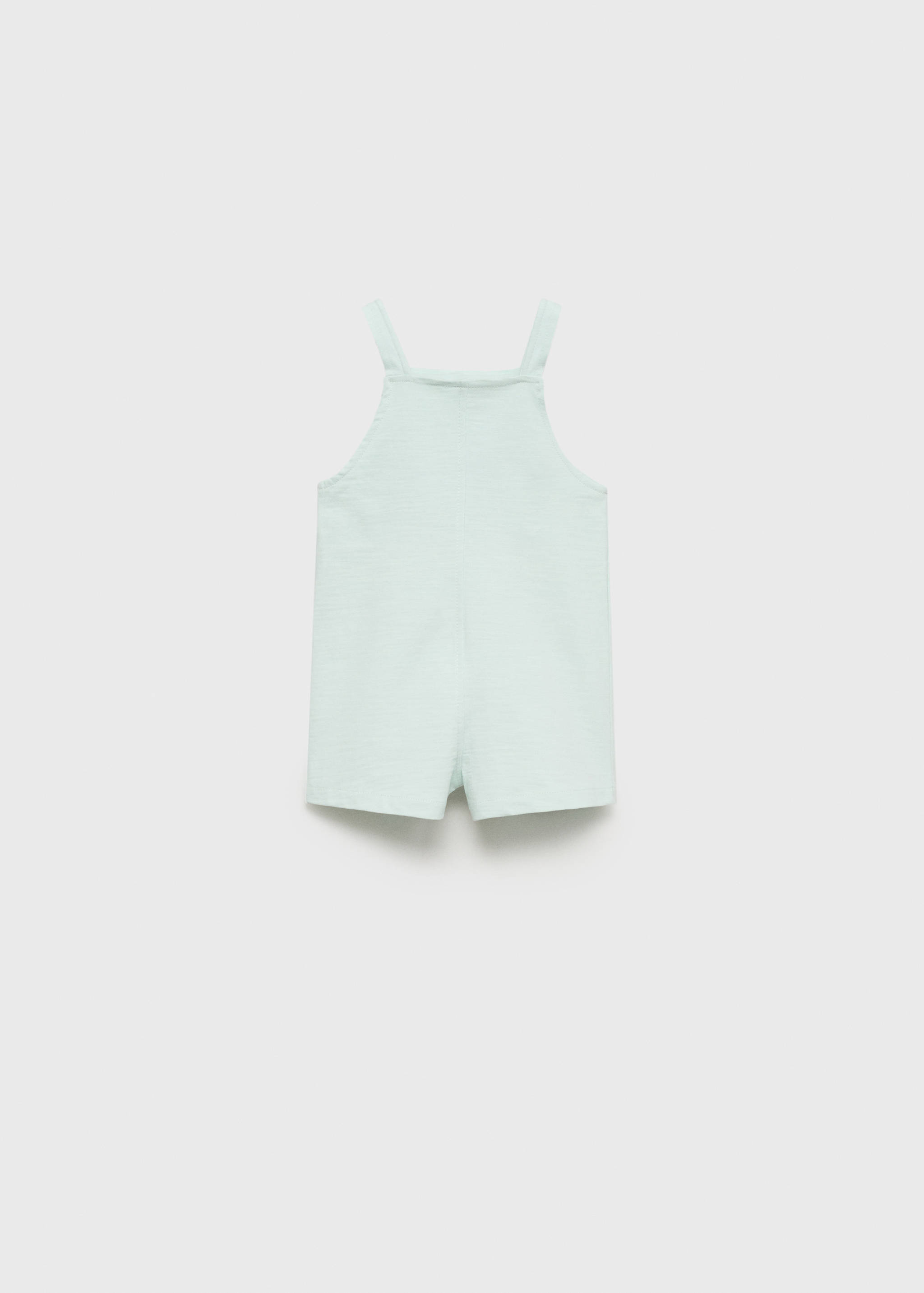 Short cotton dungarees - Reverse of the article
