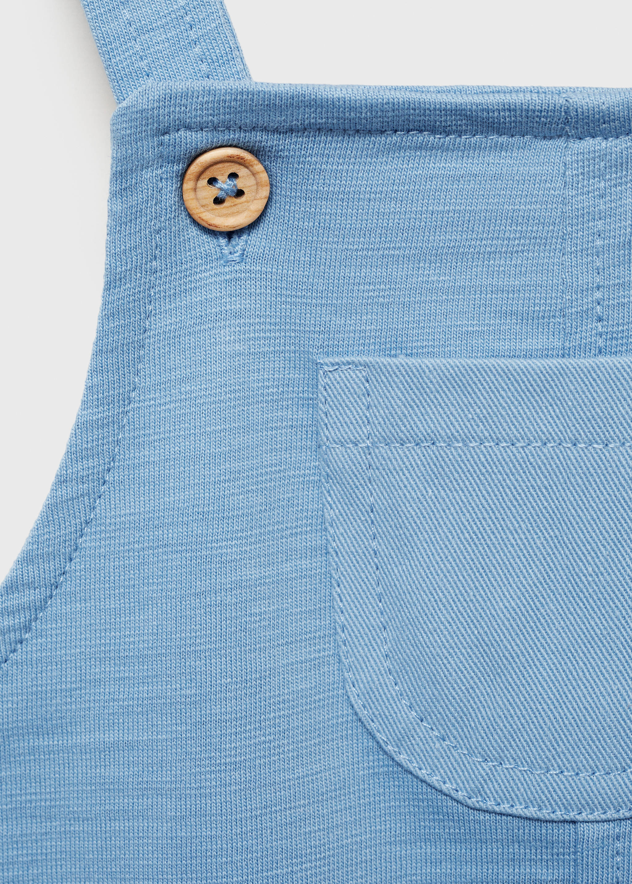 Short cotton dungarees - Details of the article 8