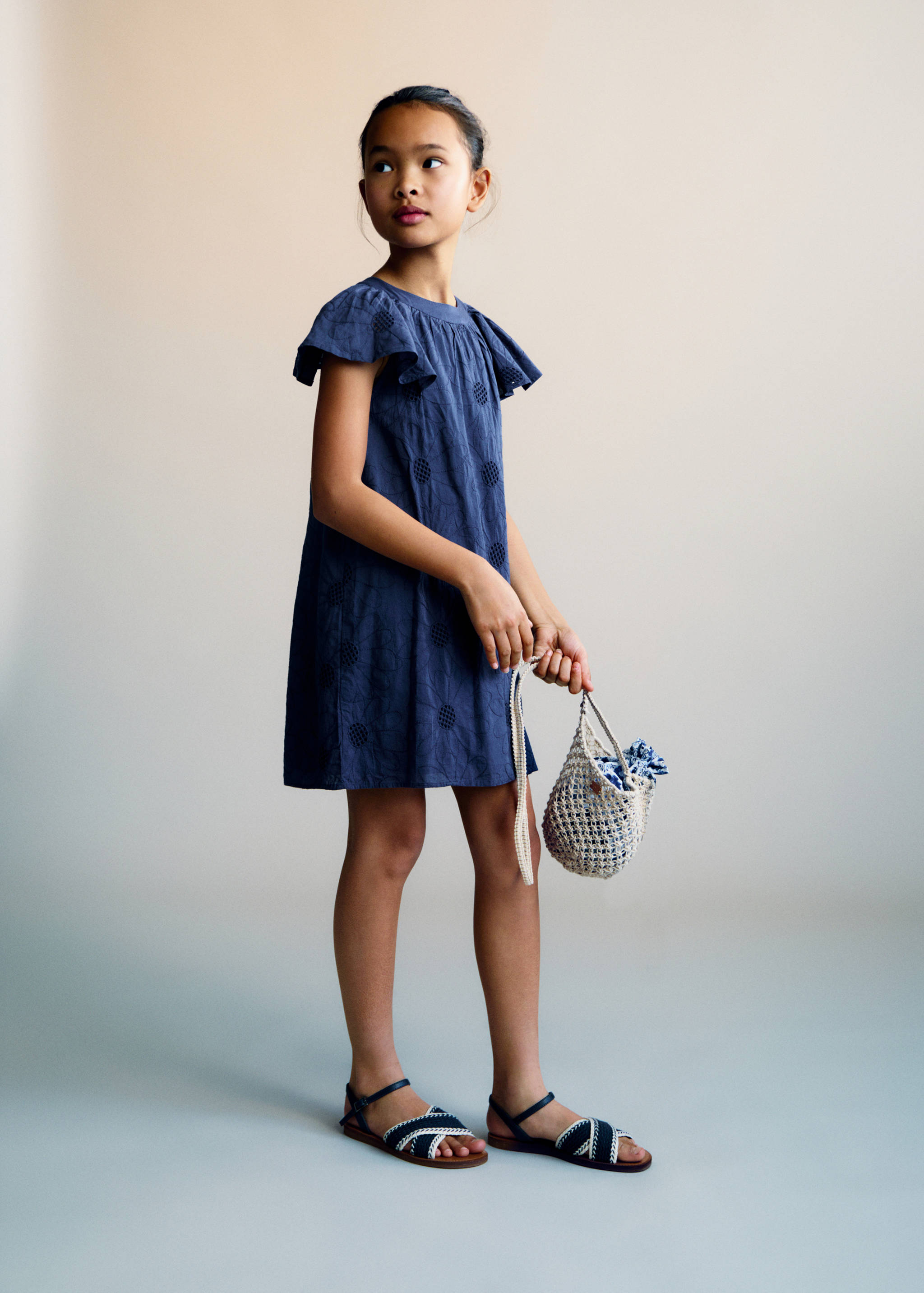 Sac seau macramé - Plan général