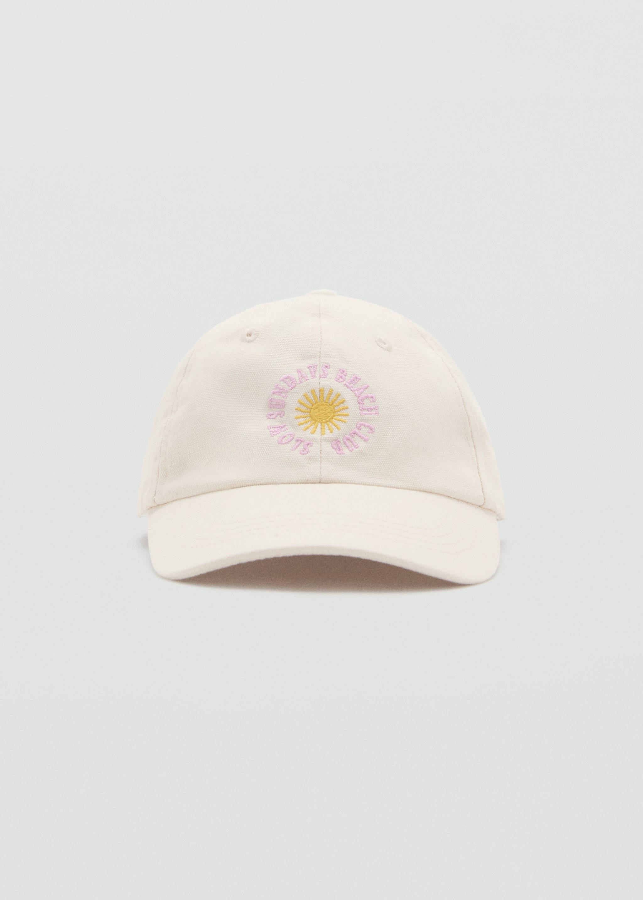 Cotton visor cap - Medium plane