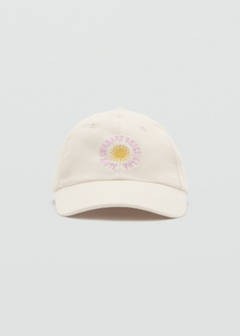 Cotton visor cap — Ecru 2