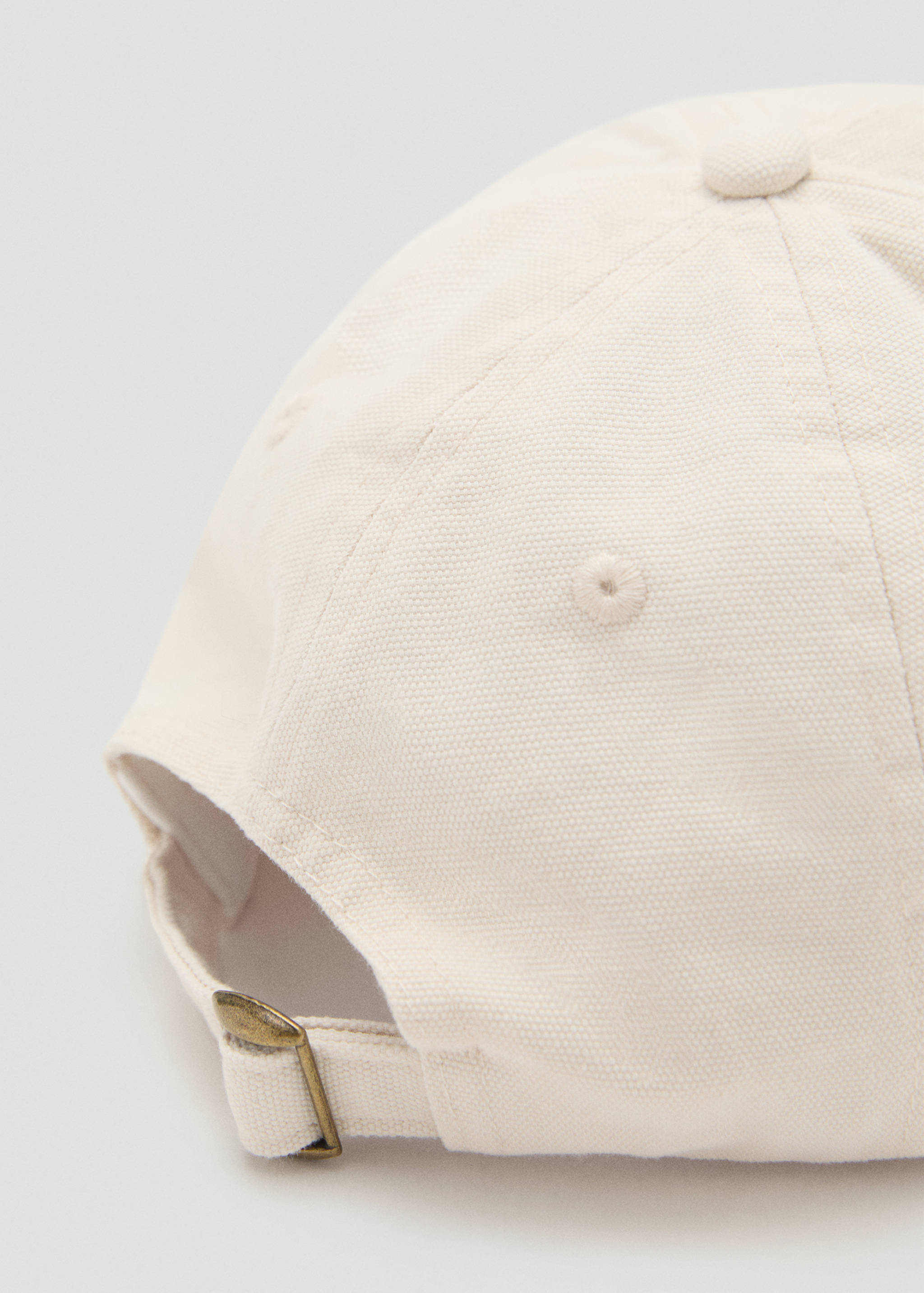 Cotton visor cap - Details of the article 1