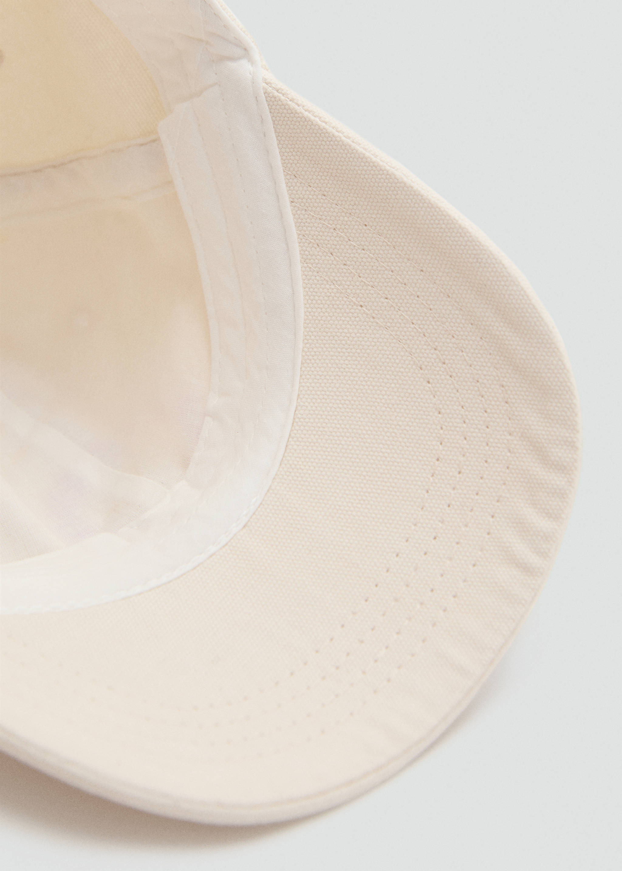 Cotton visor cap - Details of the article 2