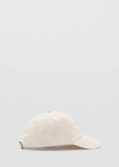 Cotton visor cap — Ecru 1