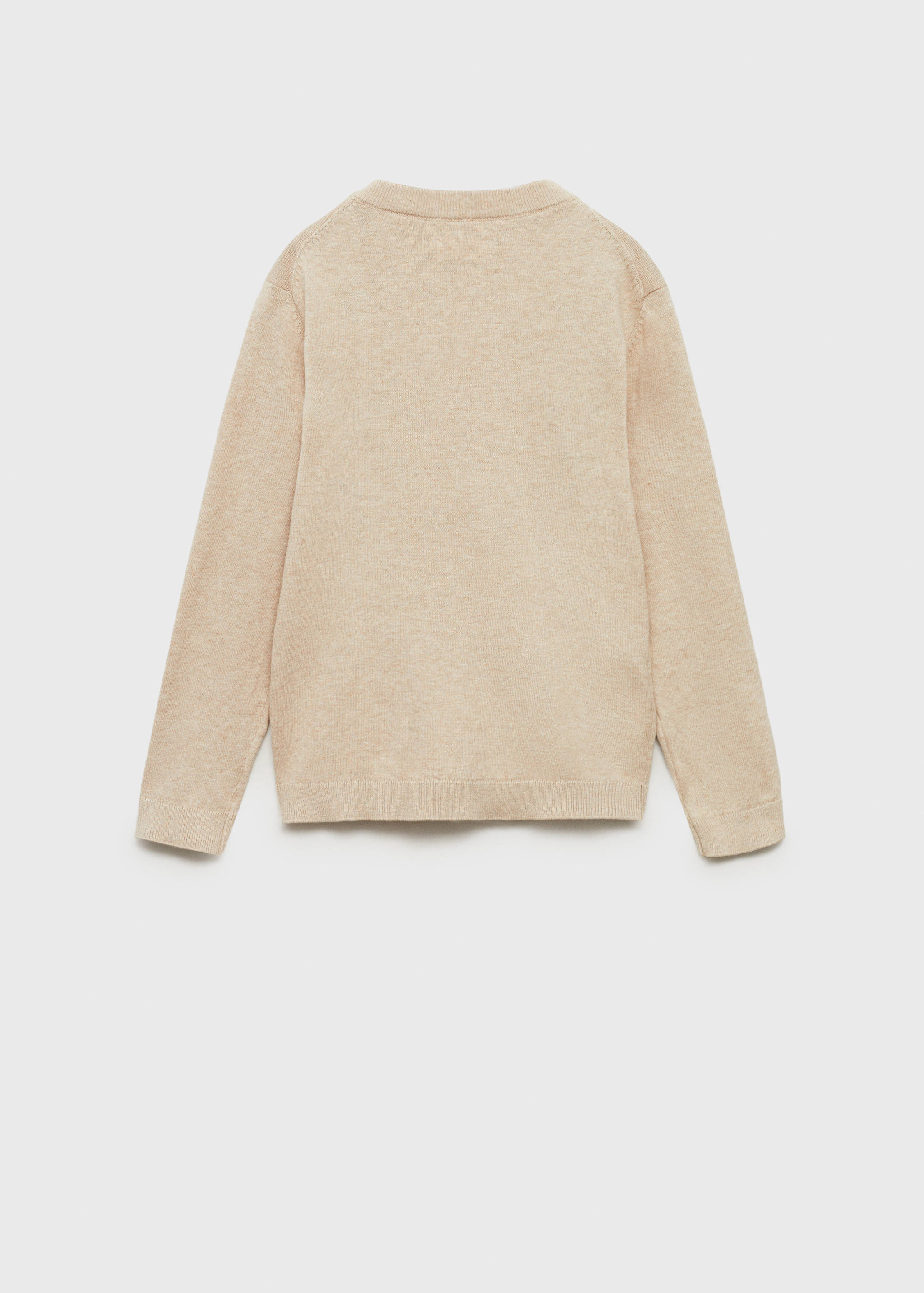 Flecked cotton-blend sweater - Reverse of the article