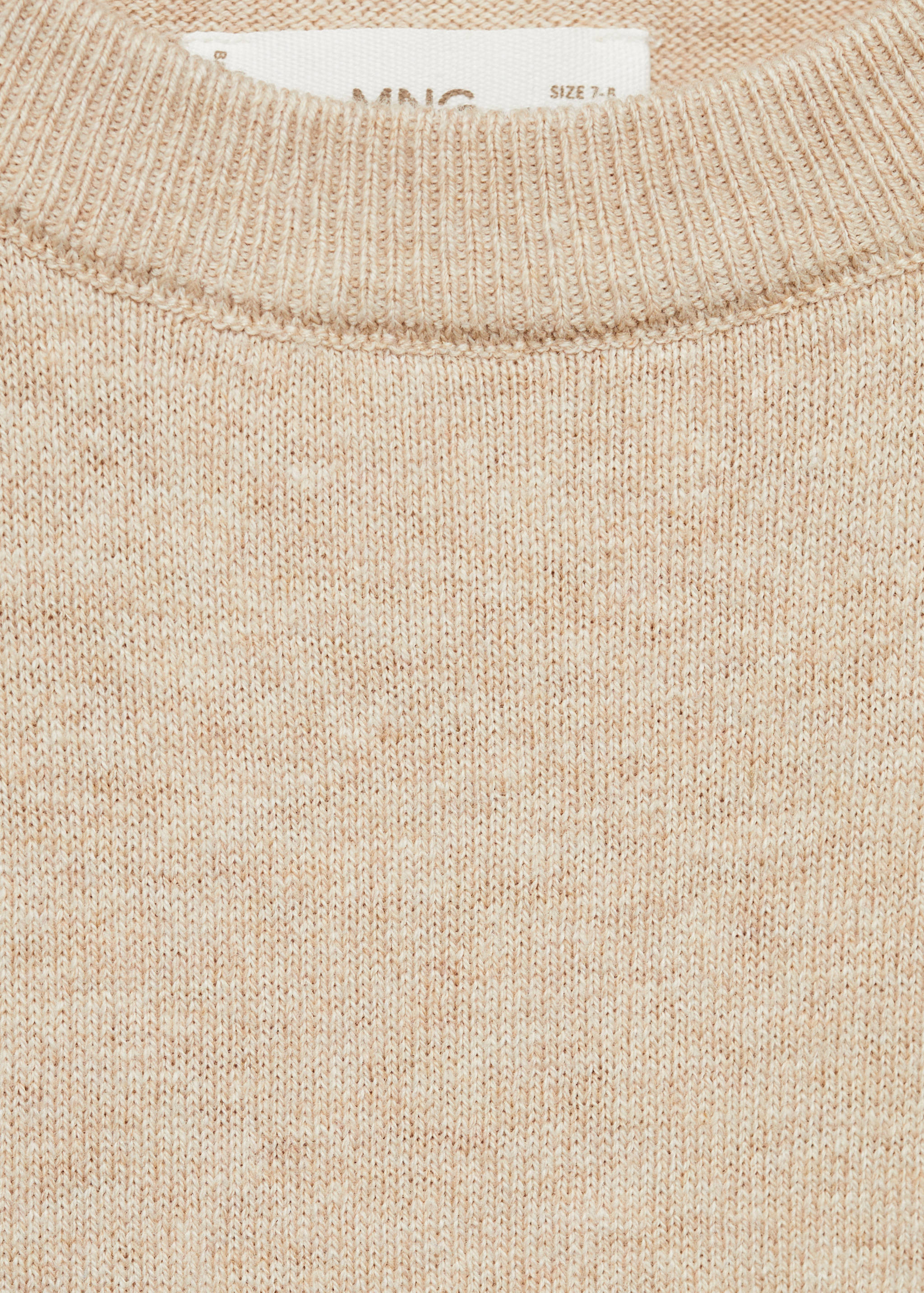 Flecked cotton-blend sweater - Details of the article 8