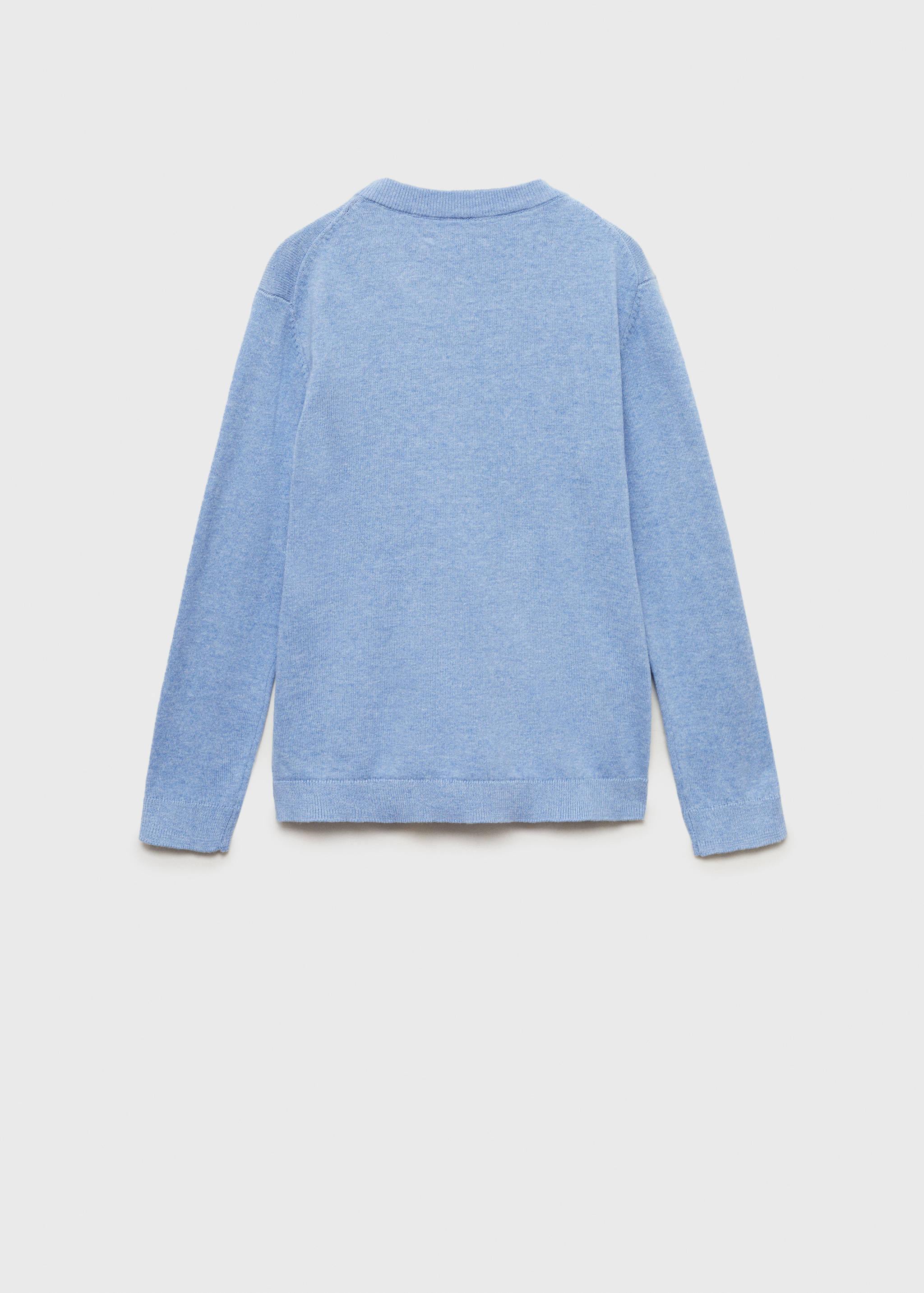 Flecked cotton-blend sweater - Reverse of the article