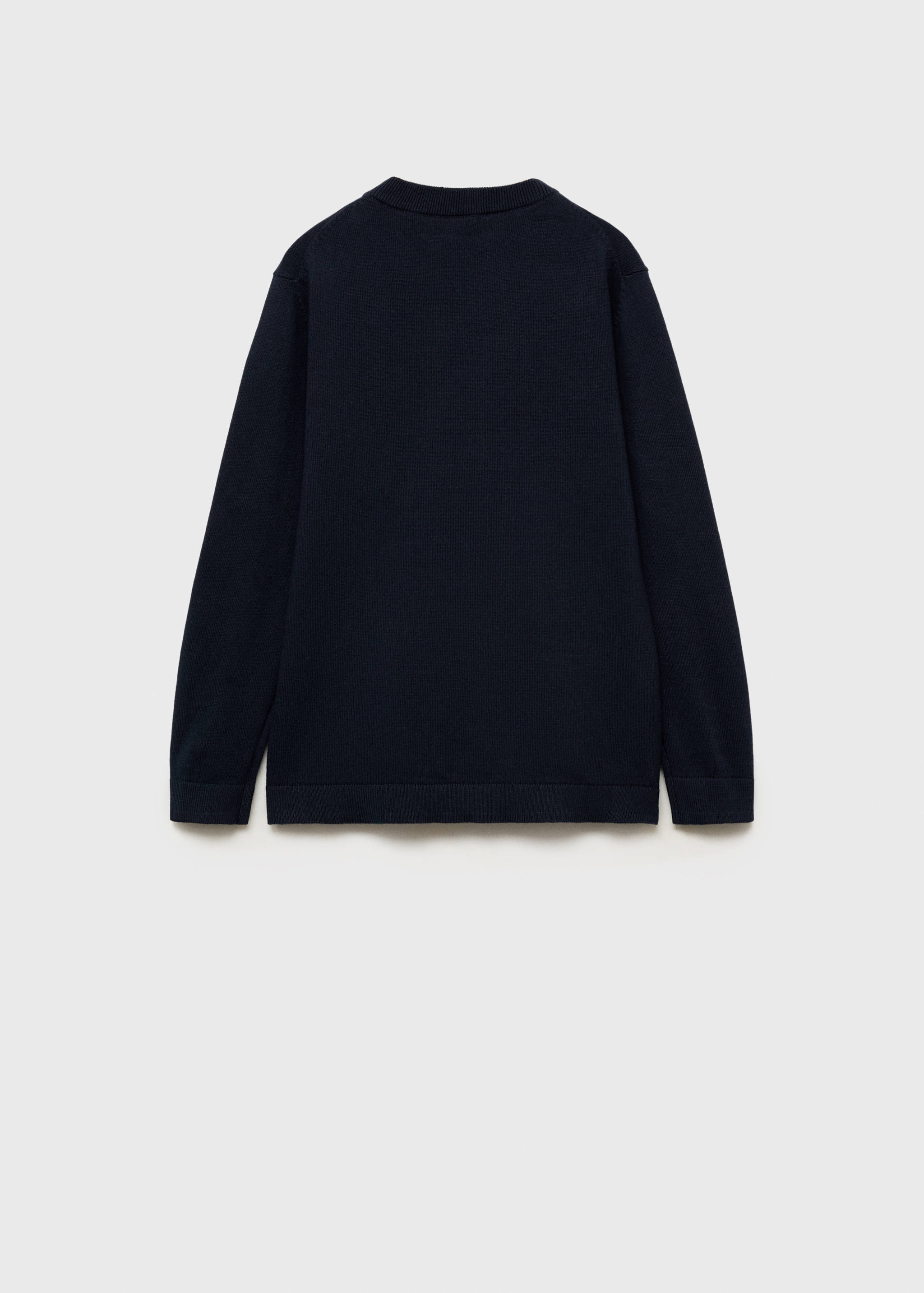 Flecked cotton-blend sweater - Reverse of the article