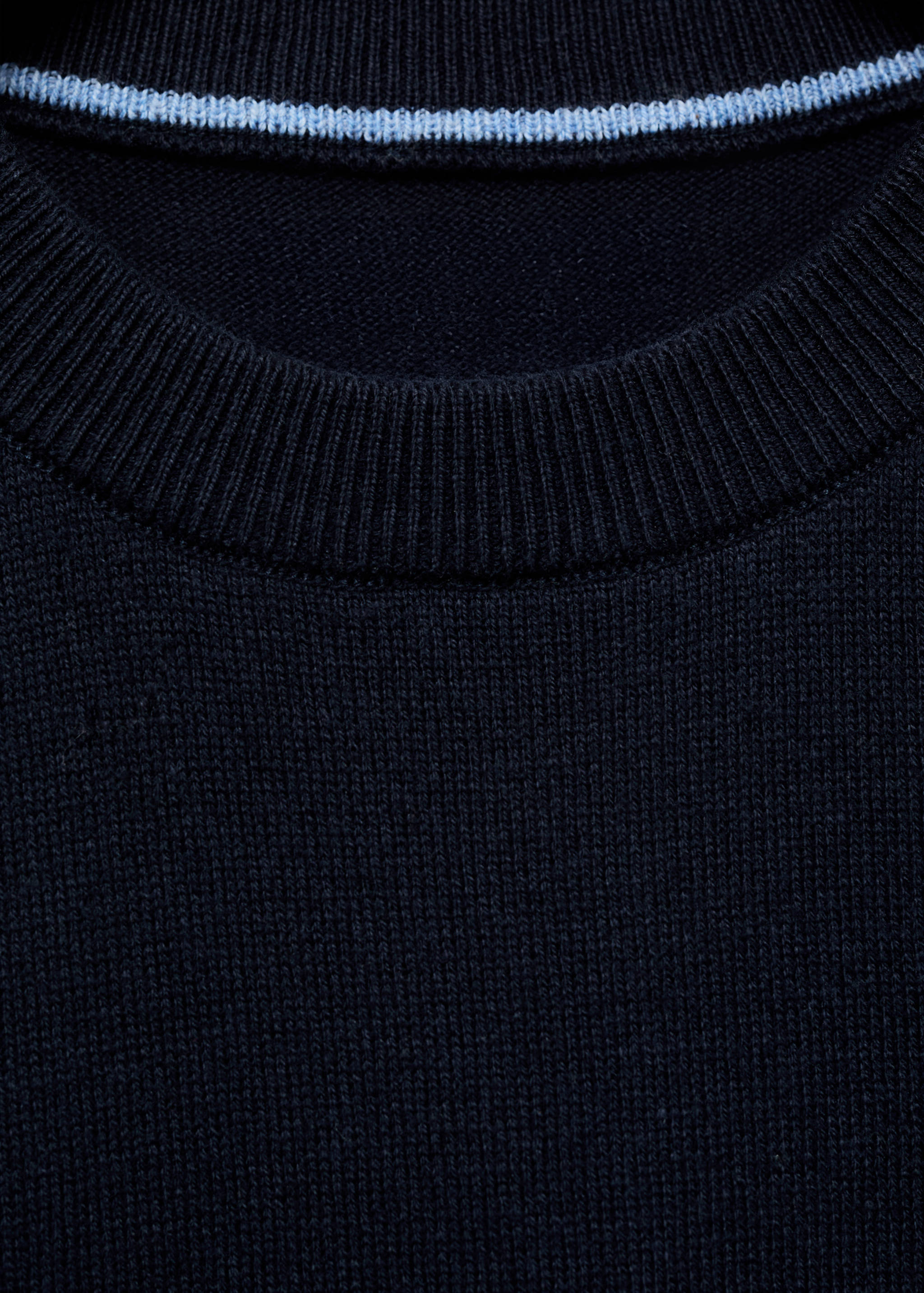 Flecked cotton-blend sweater - Details of the article 8