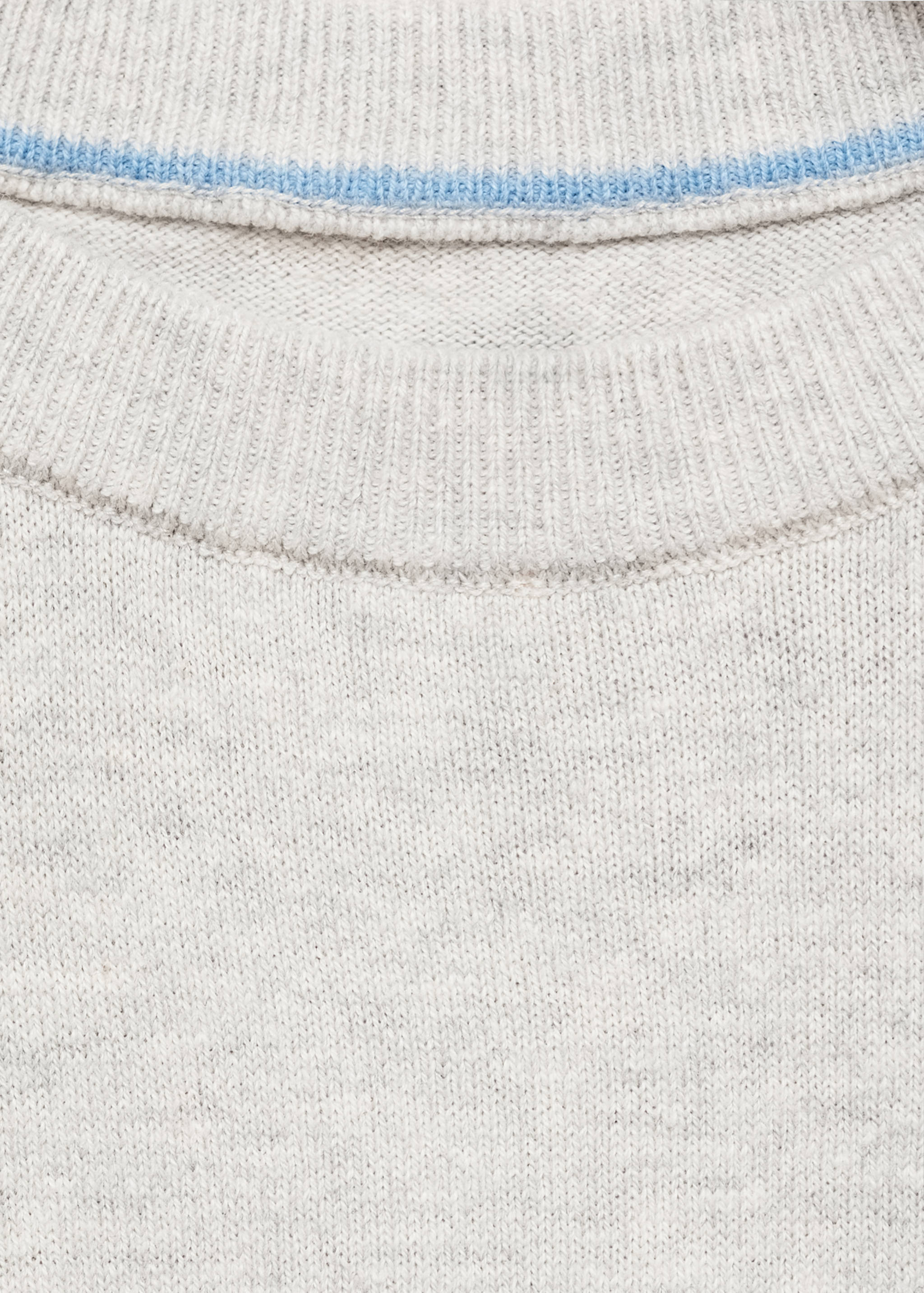 Flecked cotton-blend sweater - Details of the article 0