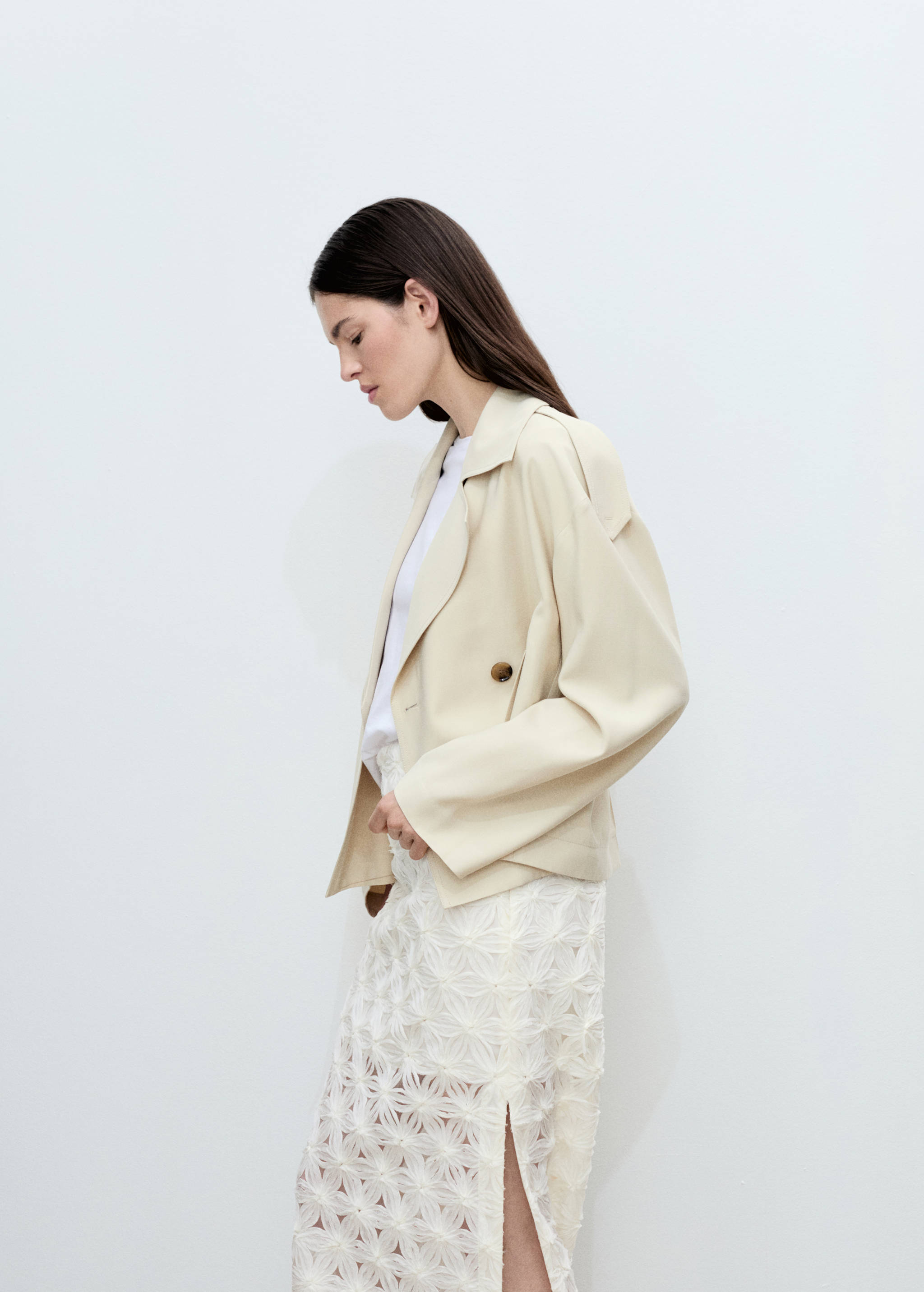 Faldilla calada textura flors - Detall de l'article 2