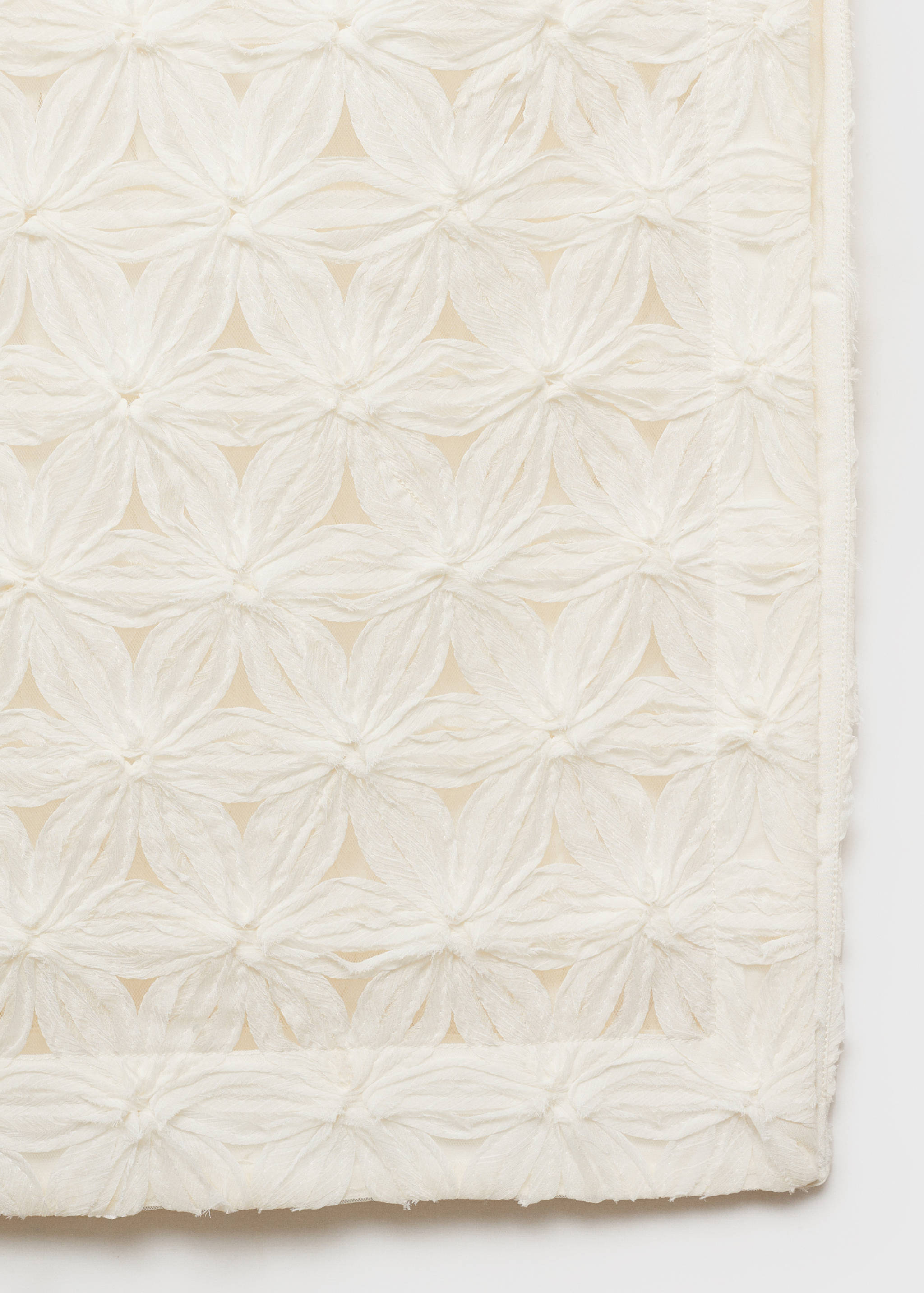 Faldilla calada textura flors - Detall de l'article 8