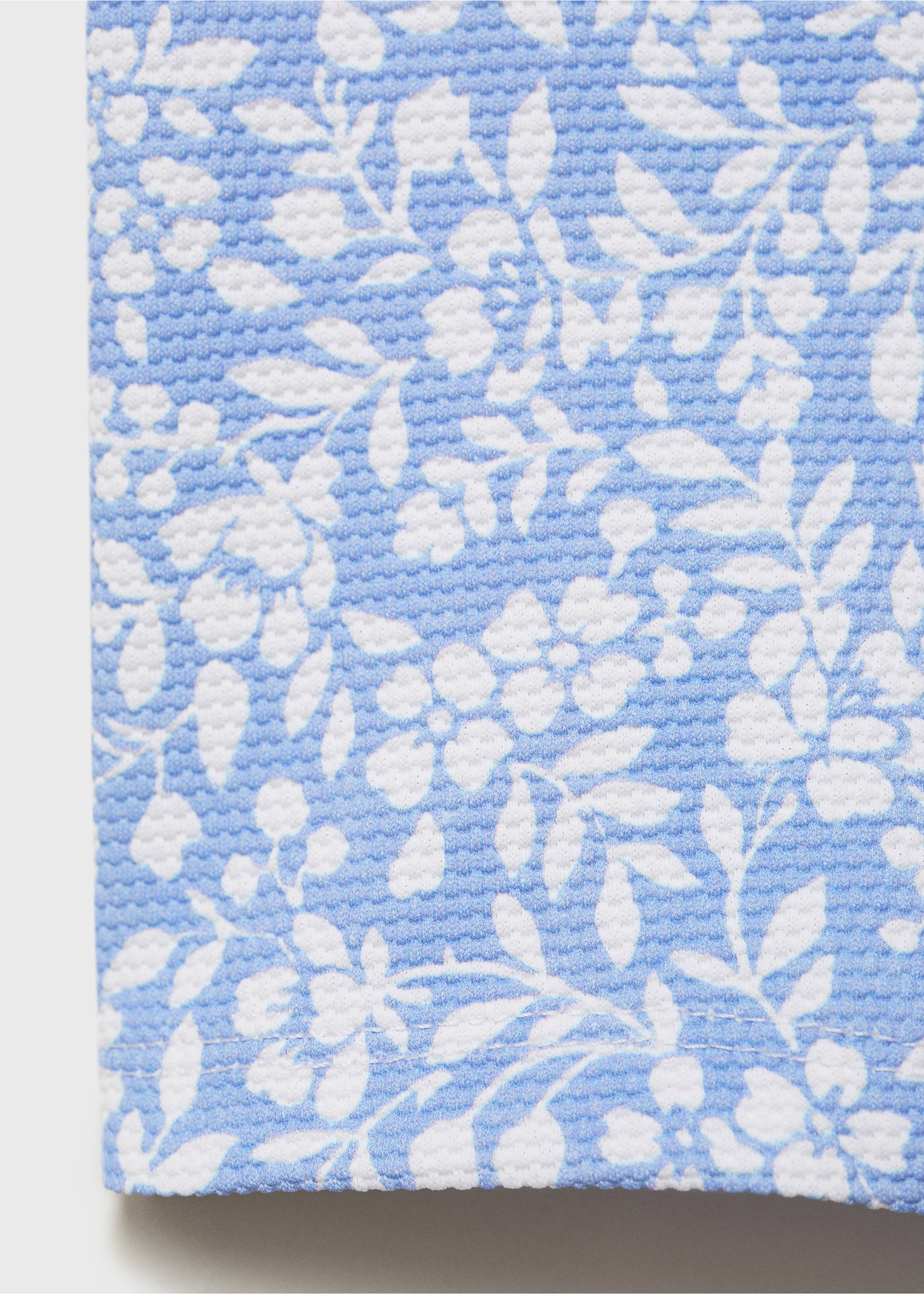 Bañador floral - Detalle del artículo 0, Azul celeste. Ref: 87085986-00.
