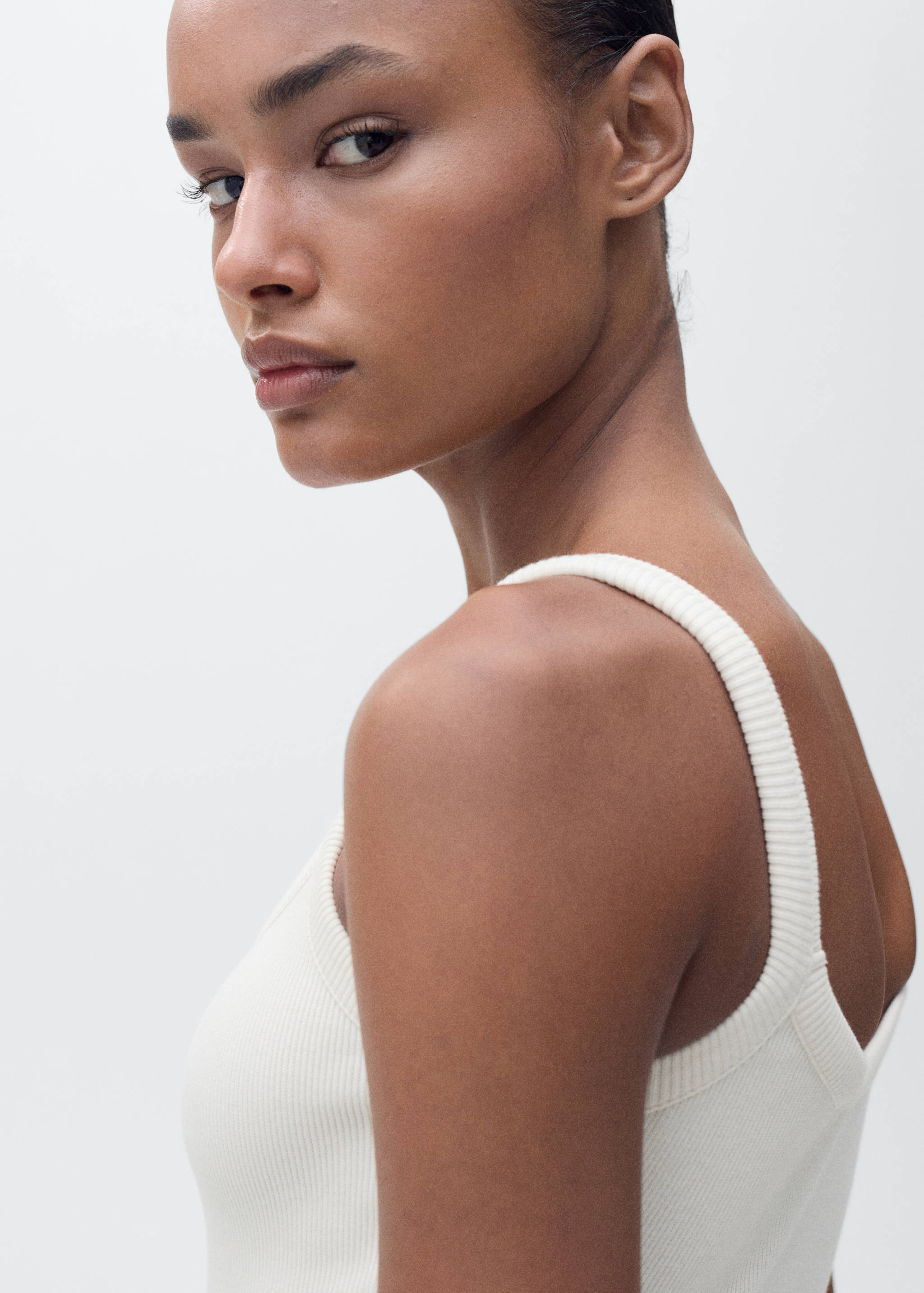 Body coton maille côtelée - Détail de l'article 1
